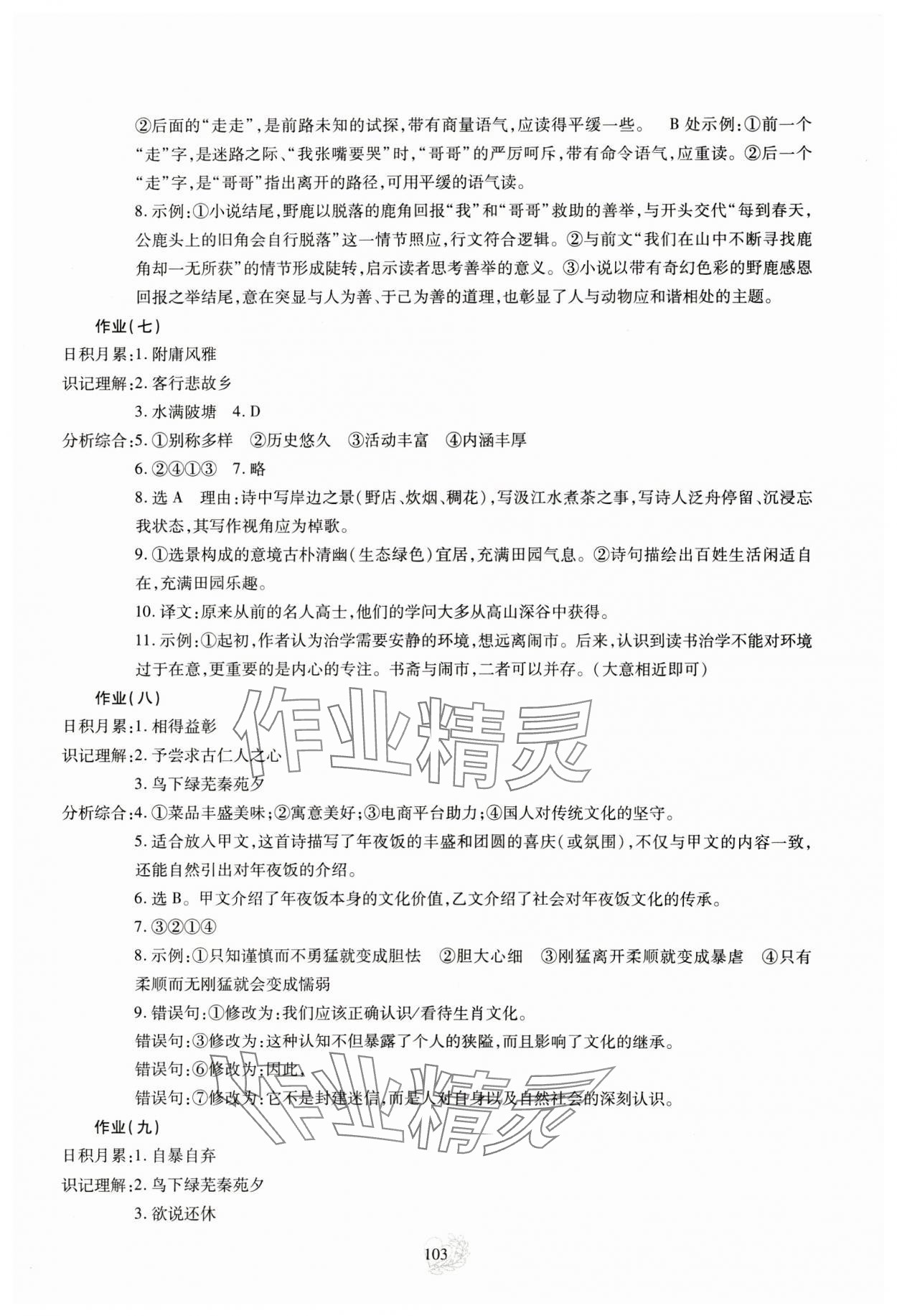 2025年新课程实践与探究丛书寒假生活九年级 第3页