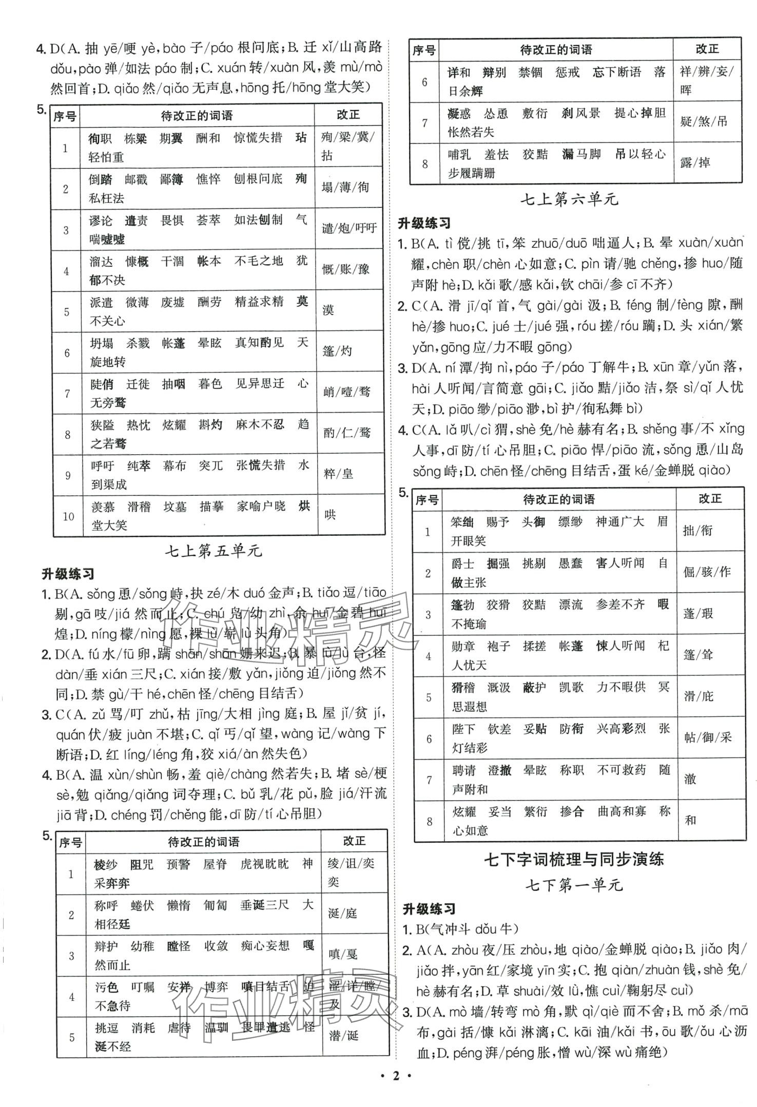 2024年精準初中語文一本通 第2頁