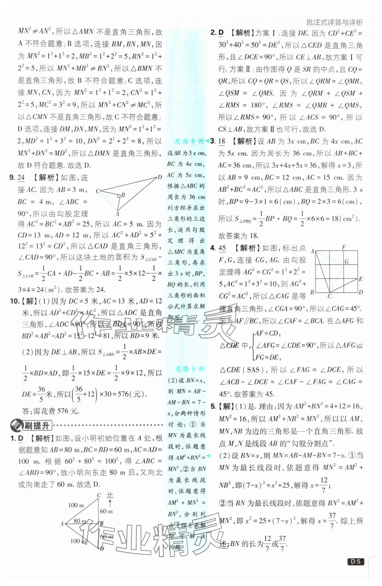 2025年初中必刷題八年級數(shù)學上冊北師大版 第5頁