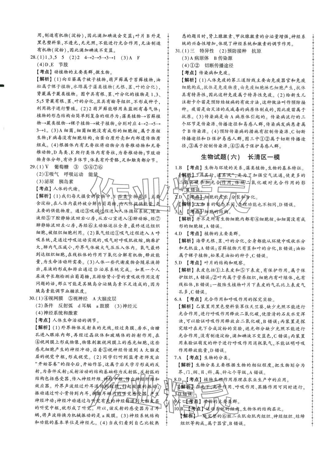 2024年中考114生物中考濟(jì)南專版&nbsp;第9頁(yè)