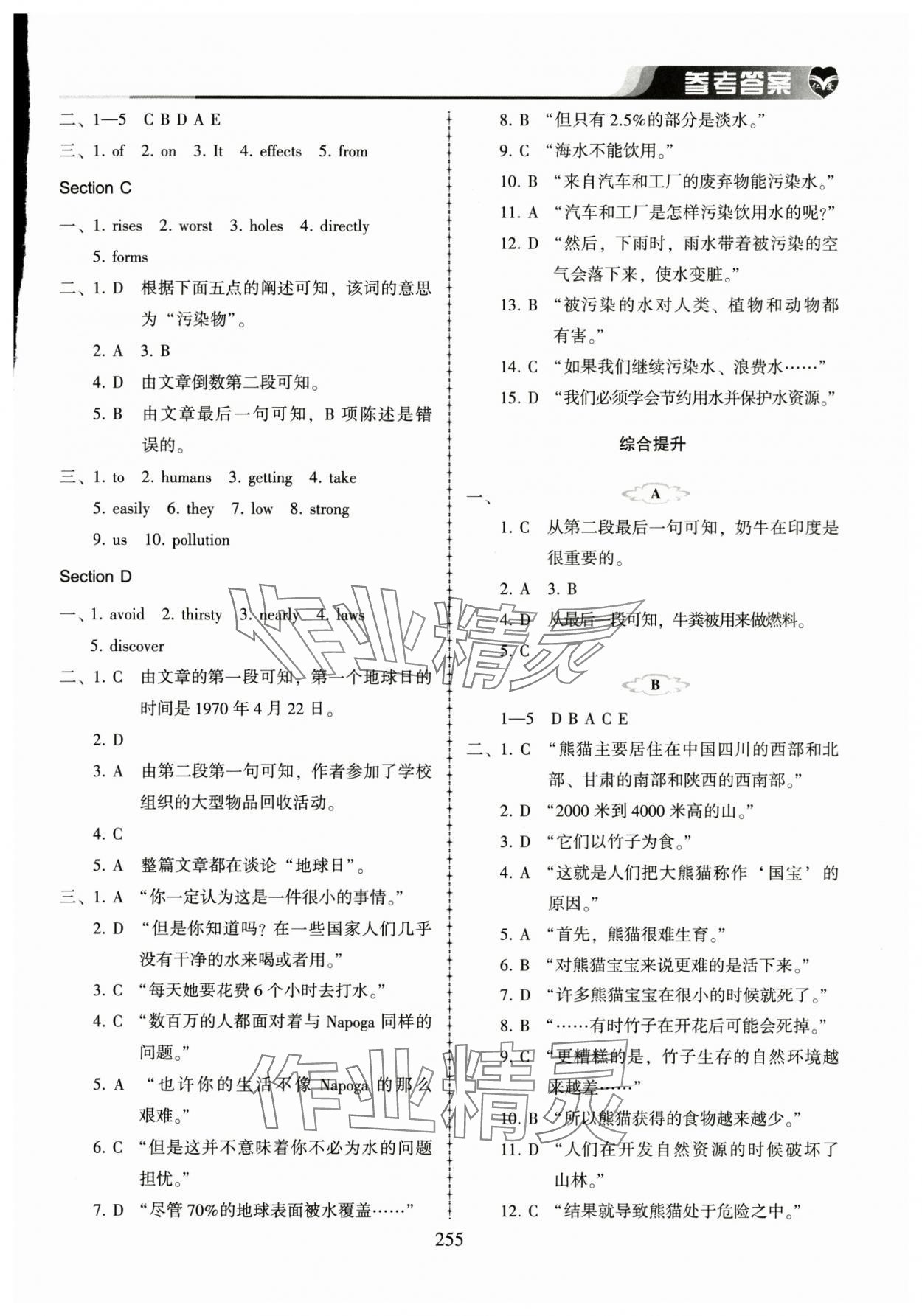 2025年仁愛英語同步練習冊九年級全一冊仁愛版河南專版 第11頁