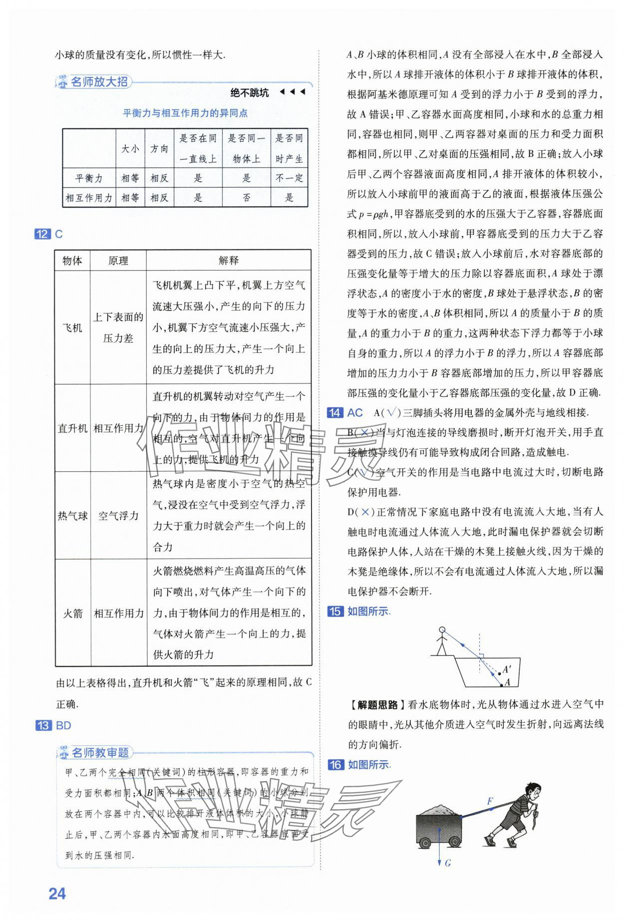 2024年金考卷45套匯編物理河南專版 第24頁