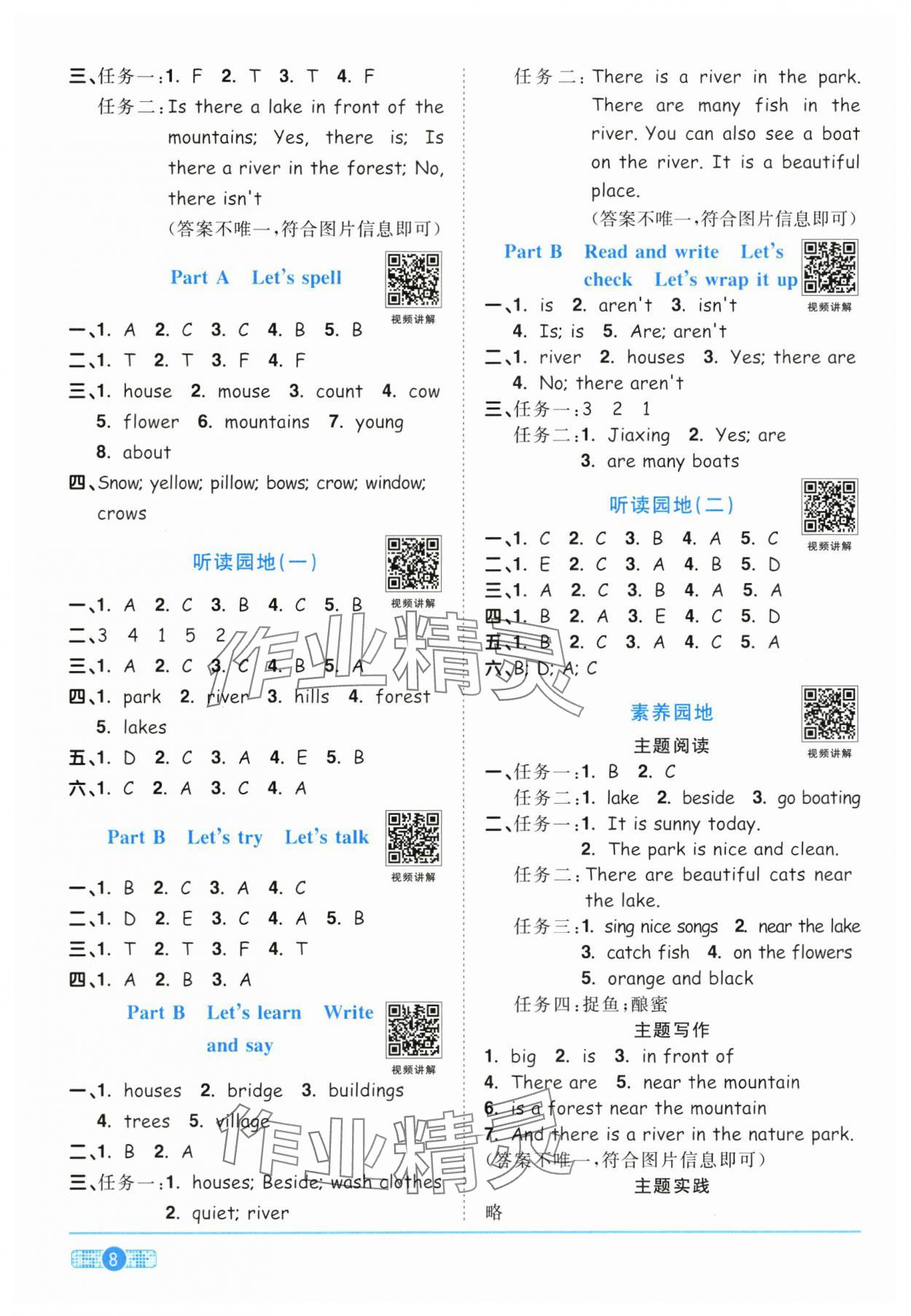 2025年陽光同學課時全優(yōu)訓練五年級英語上冊人教版浙江專版 第8頁