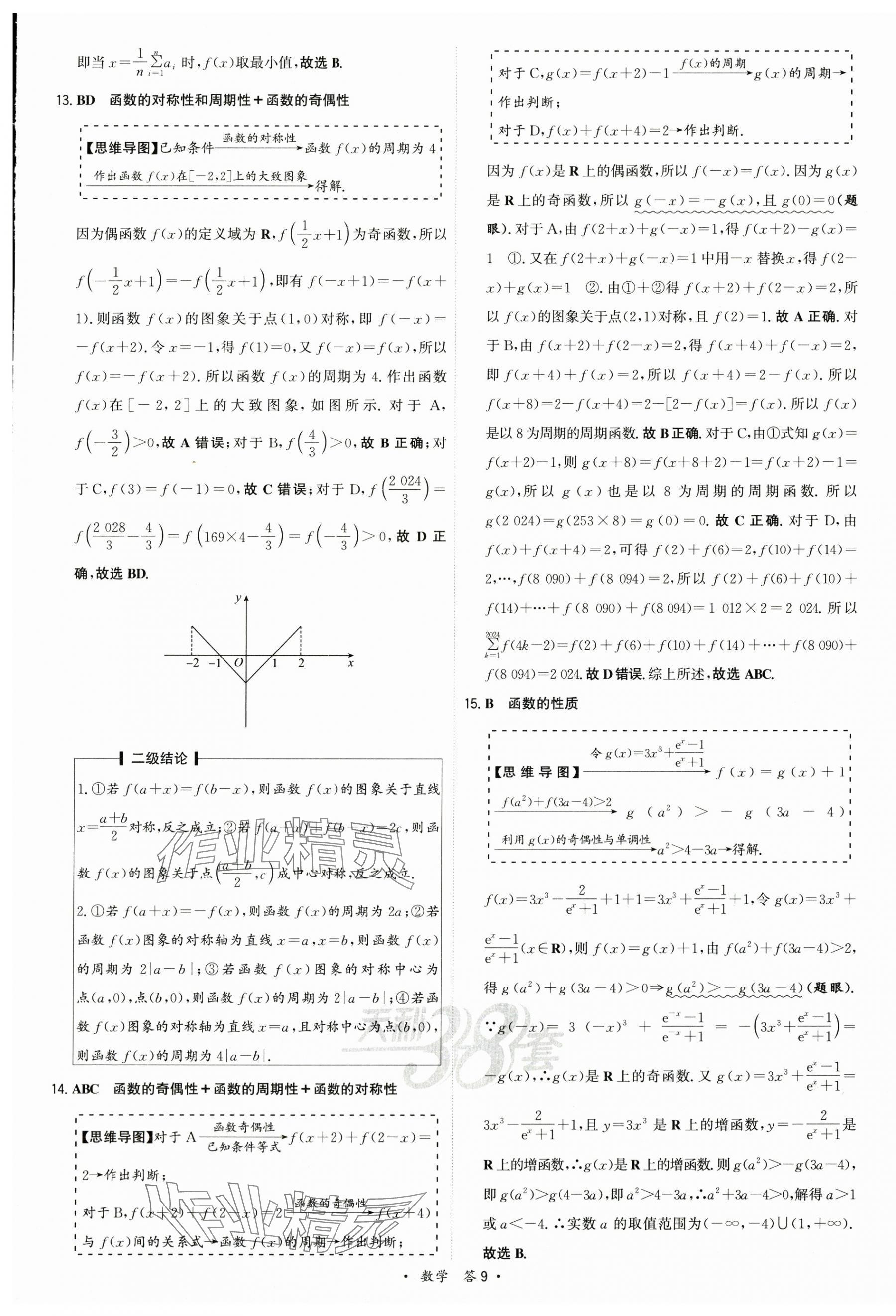 2025年名校高考單元專題訓練數學 第9頁