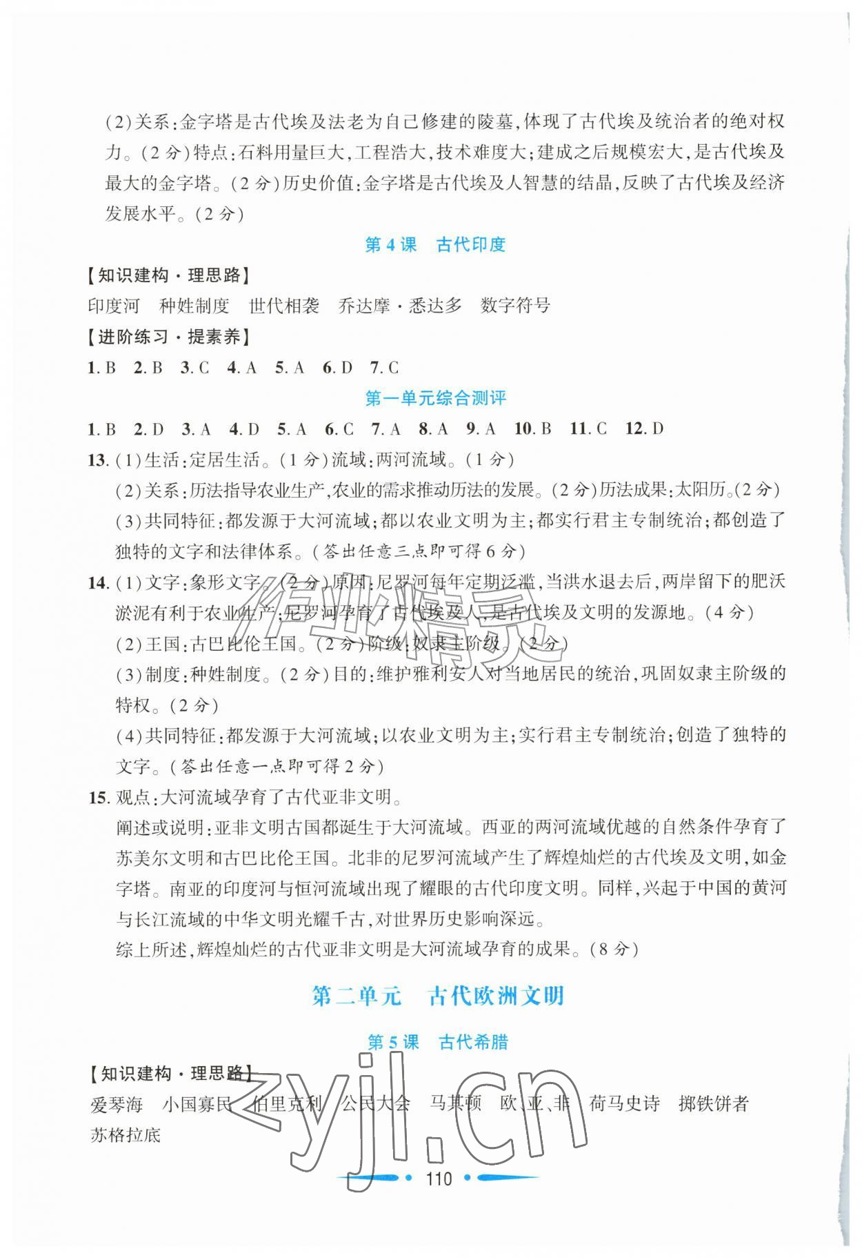 2026年新课程学习指导九年级历史上册人教版陕西专版&nbsp;第2页