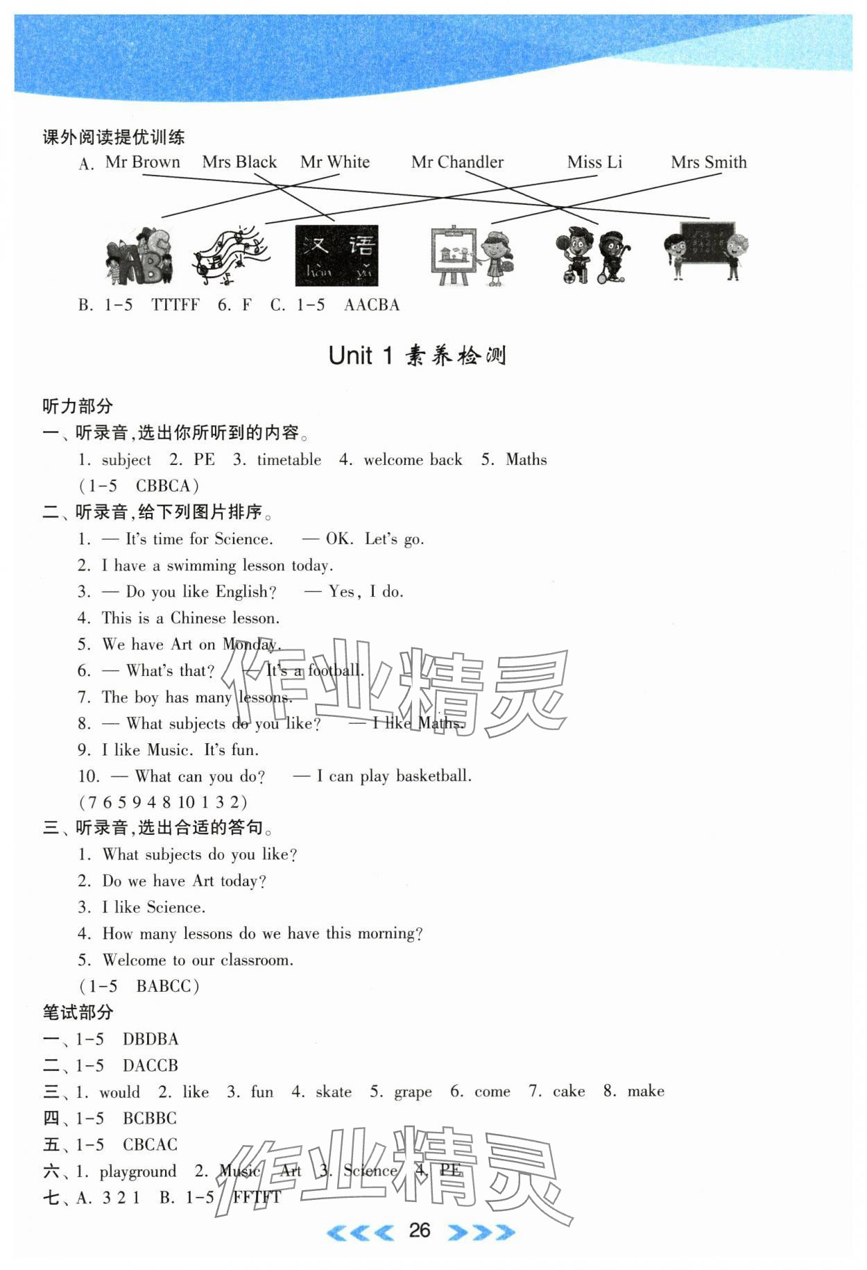 2024年自主学习当堂反馈四年级英语下册译林版 第2页