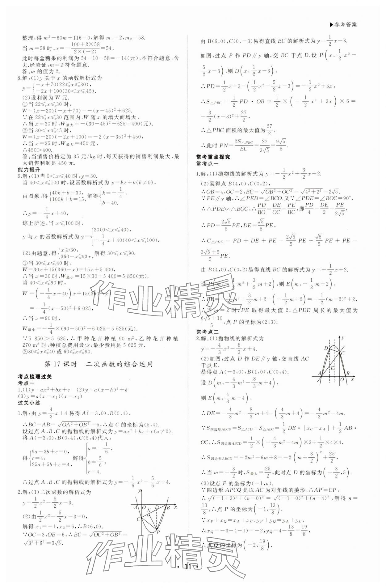 2025年超越中考數(shù)學(xué)全一冊(cè)通用版 第11頁(yè)