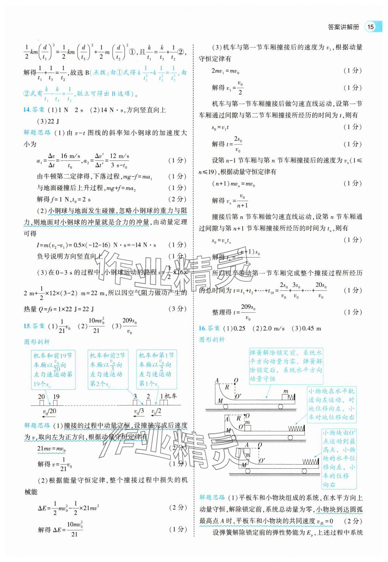 2025年53全优卷高中物理选择性必修第一册人教版&nbsp;第15页