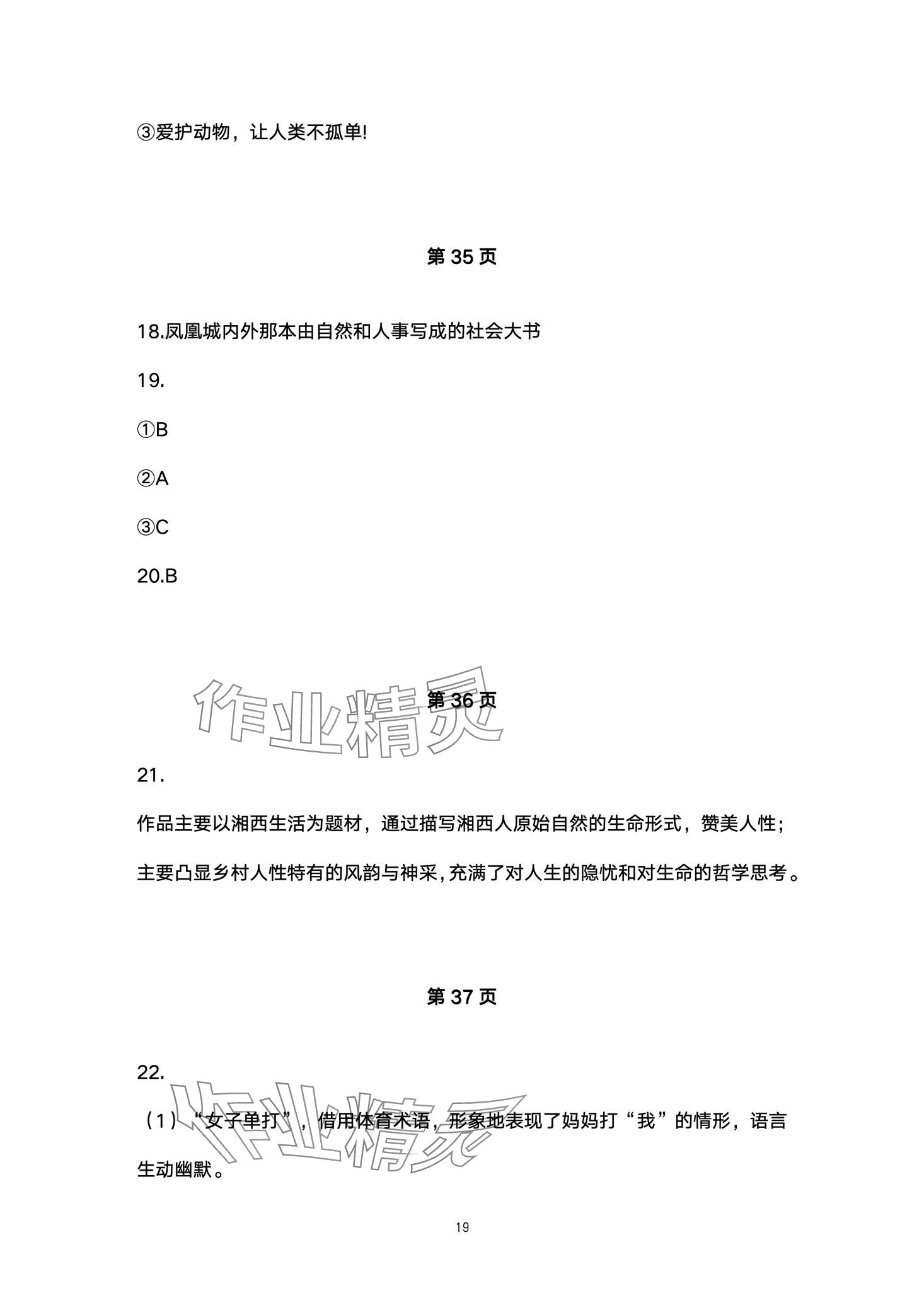 2024年开心寒假西南师范大学出版社七年级 第19页