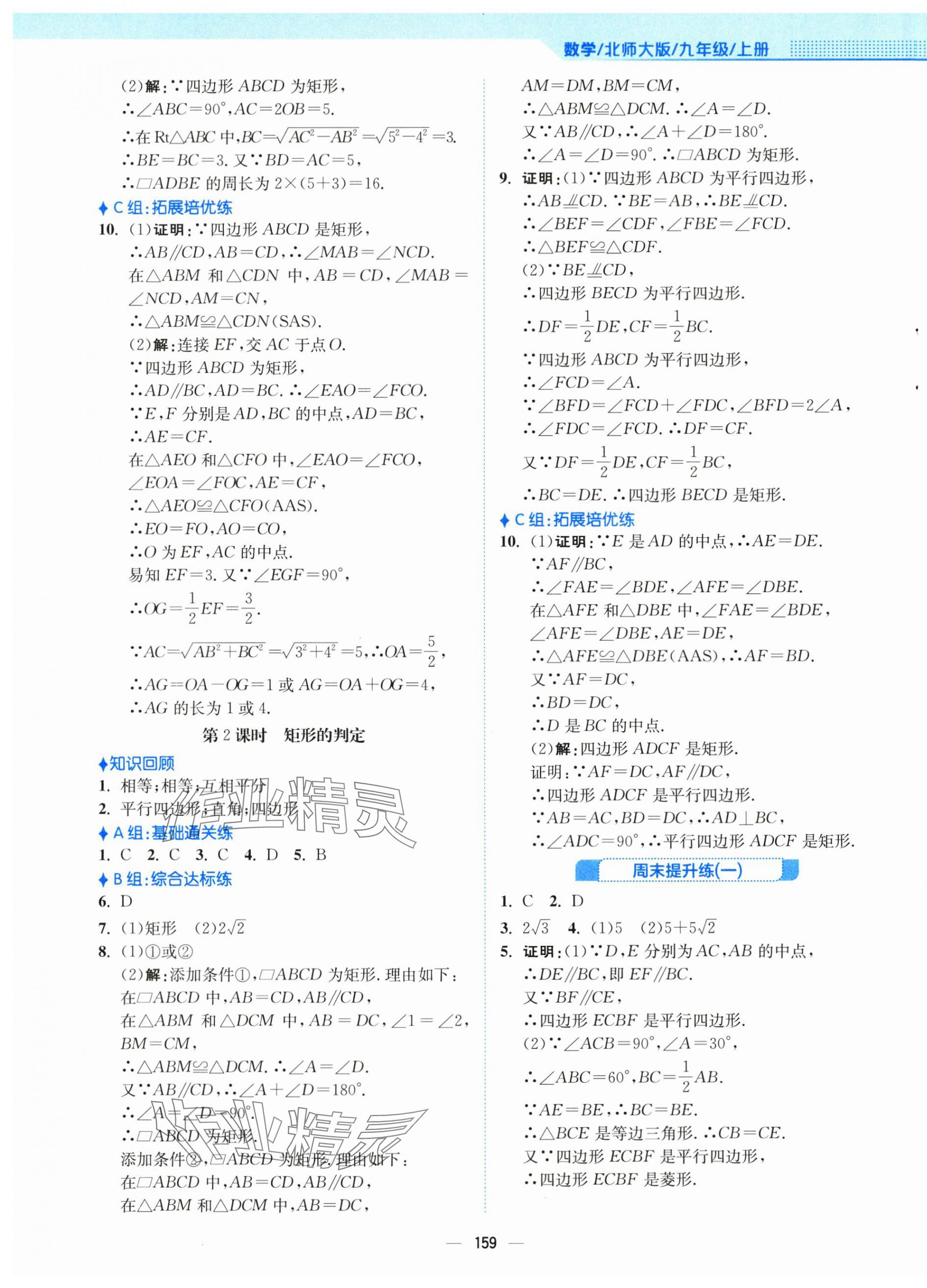 2025年新編基礎訓練九年級數學上冊北師大版 第3頁