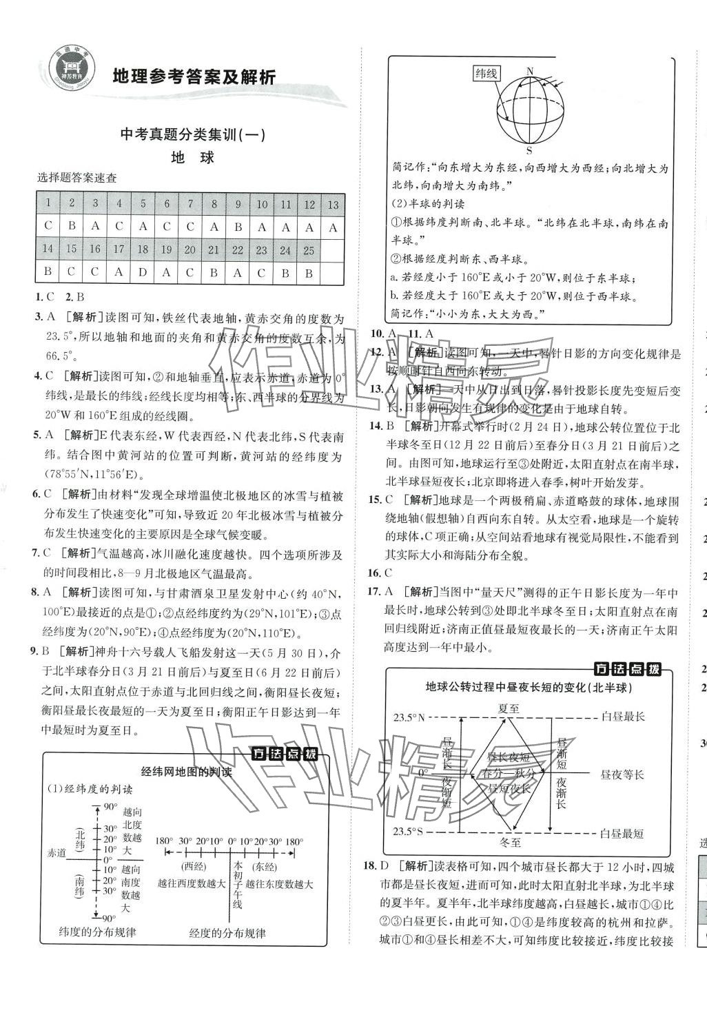 2024年神龍牛皮卷直通中考地理中考 第1頁(yè)