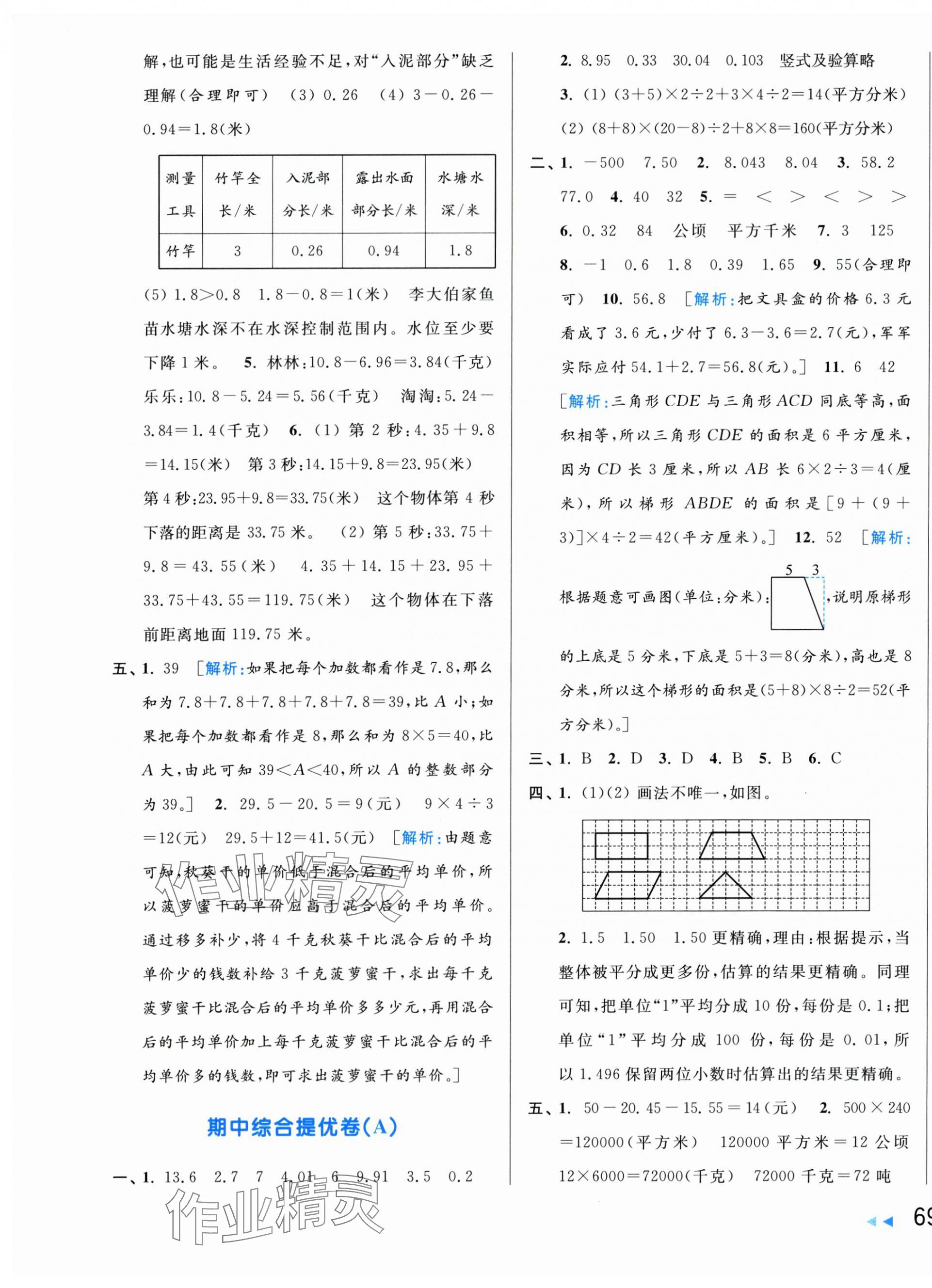 2024年亮點(diǎn)給力大試卷五年級(jí)數(shù)學(xué)上冊(cè)蘇教版 第9頁(yè)