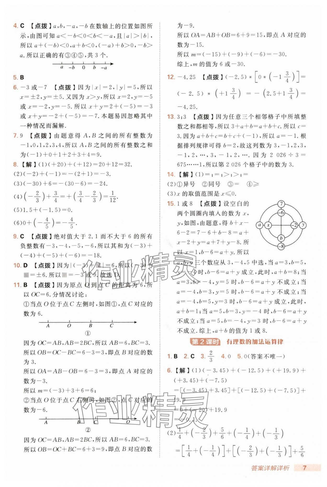 2025年綜合應(yīng)用創(chuàng)新題典中點(diǎn)七年級(jí)數(shù)學(xué)上冊(cè)人教版 第7頁(yè)