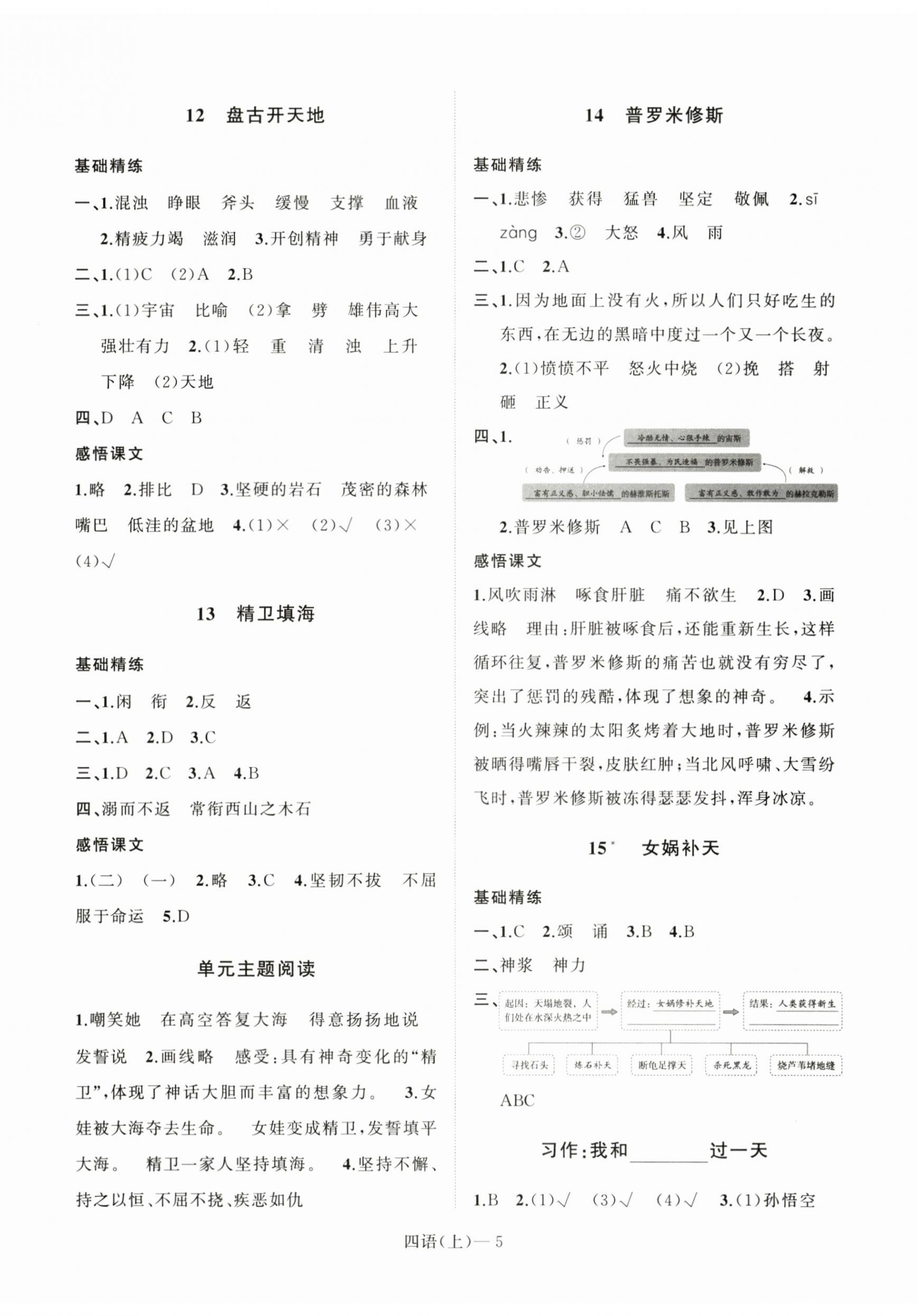 2023年小學(xué)學(xué)習(xí)好幫手四年級(jí)語(yǔ)文上冊(cè)人教版 第5頁(yè)