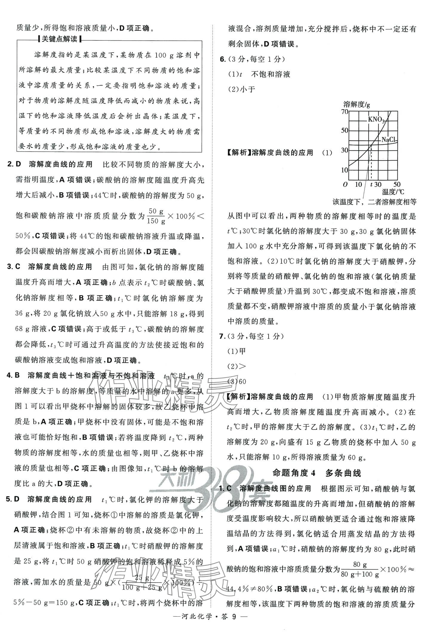 2024年天利38套中考試題分類化學中考河北專版 第9頁
