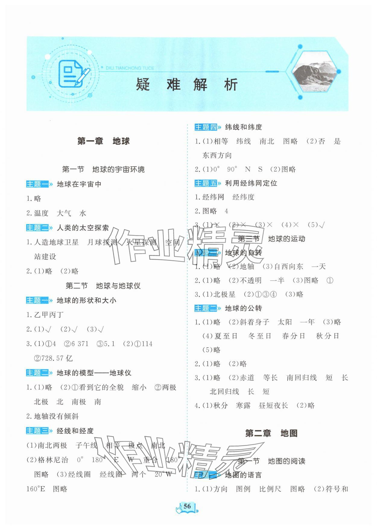 2024年填充圖冊(cè)山東科學(xué)技術(shù)出版社七年級(jí)地理上冊(cè)人教版 第1頁(yè)