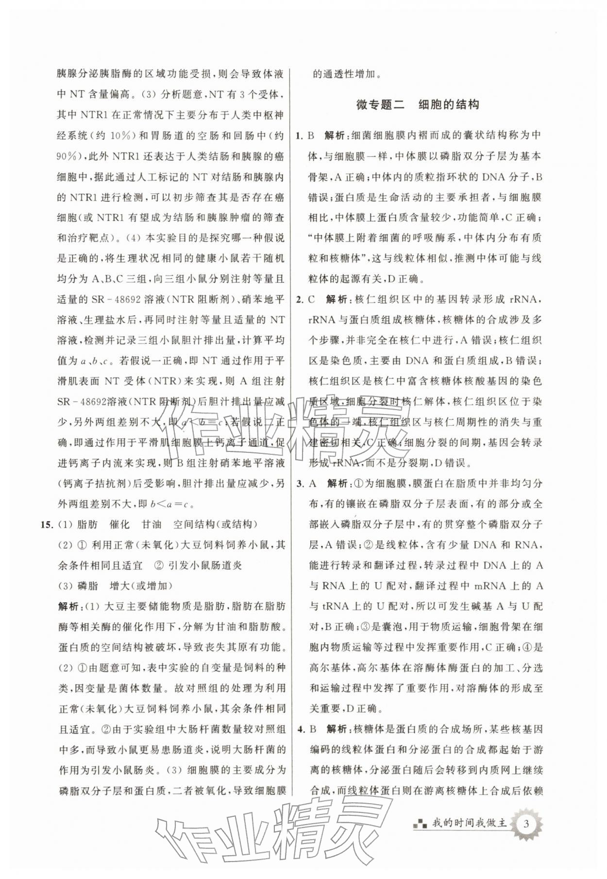 2026年最高考寒假作業(yè)高三生物&nbsp;第3頁