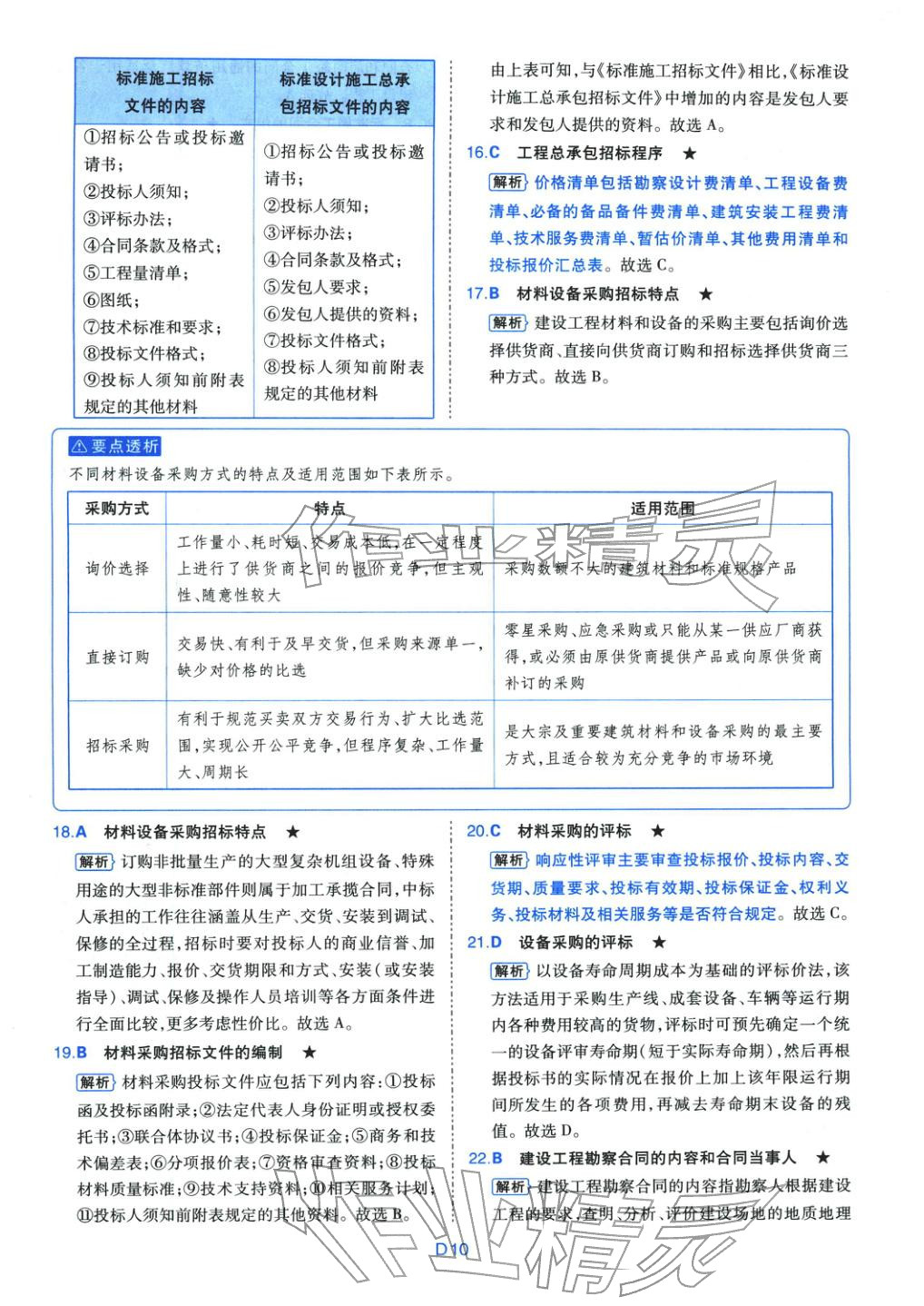 2025年真題詳解考前點(diǎn)睛建設(shè)工程合同管理&nbsp;第10頁
