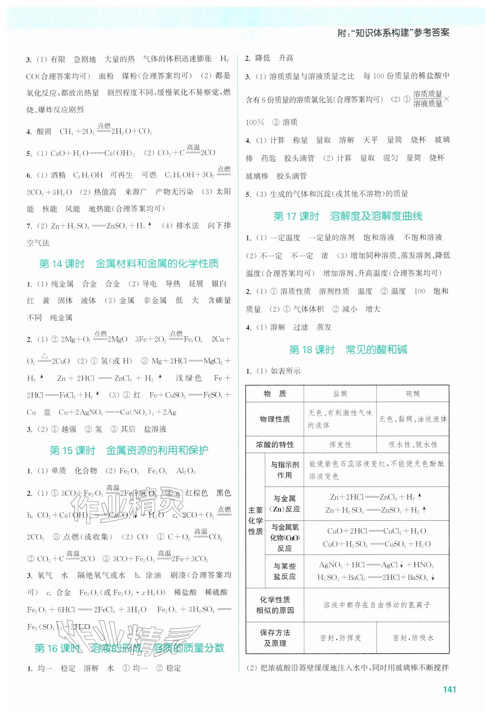 2026年通城1典中考复习方略化学人教版江苏专用 第3页