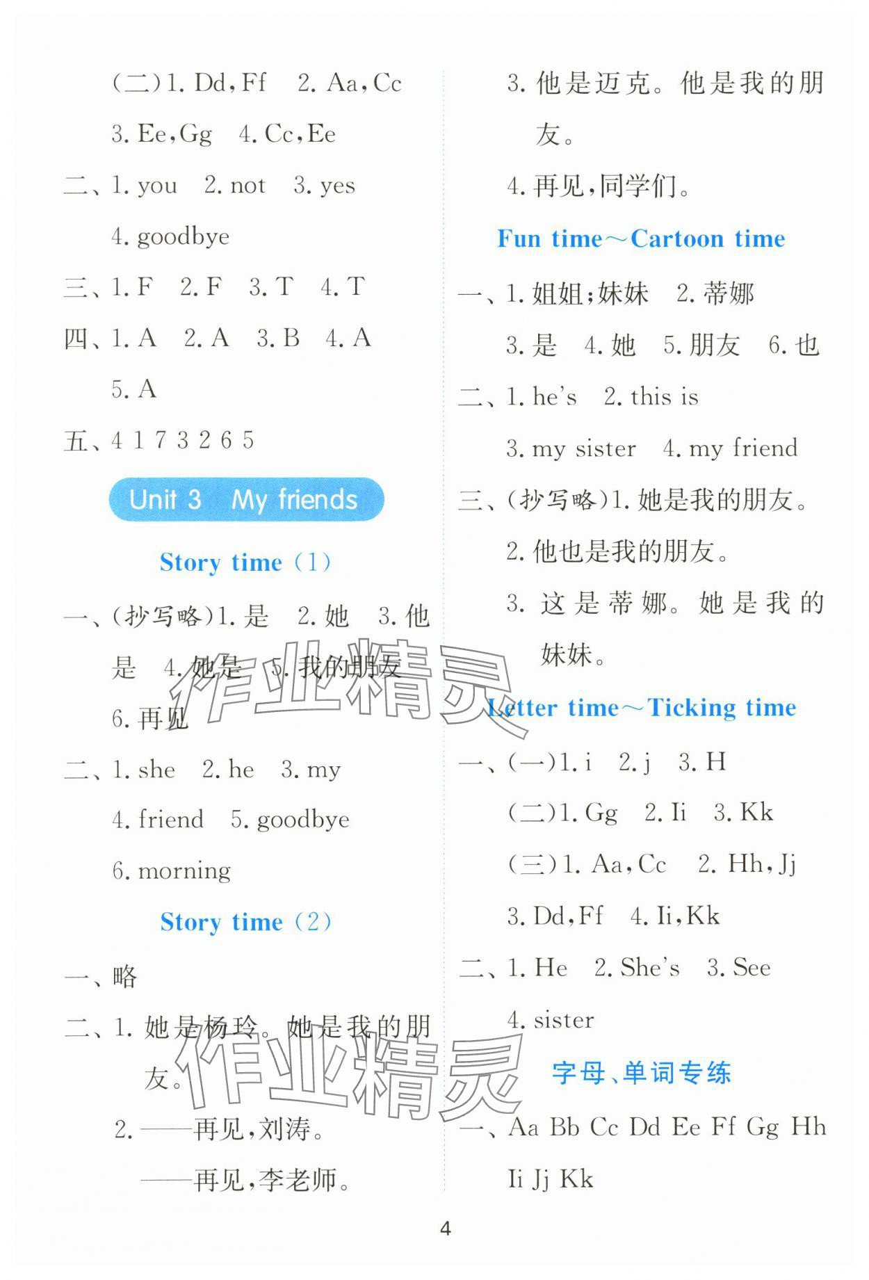 2023年小學(xué)英語(yǔ)默寫高手三年級(jí)上冊(cè)譯林版 第4頁(yè)