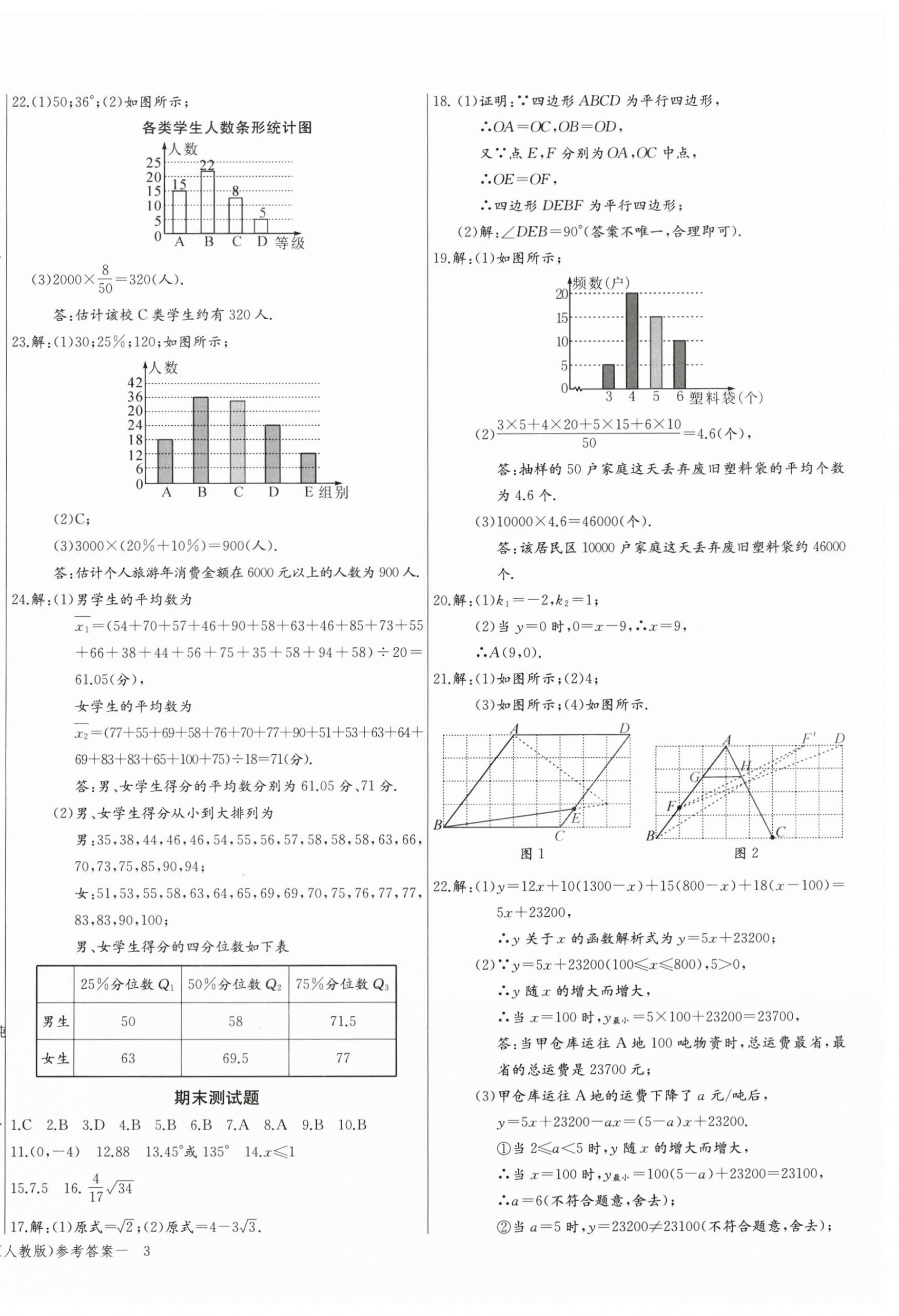 2026年思维新观察八年级数学下册人教版&nbsp;第6页