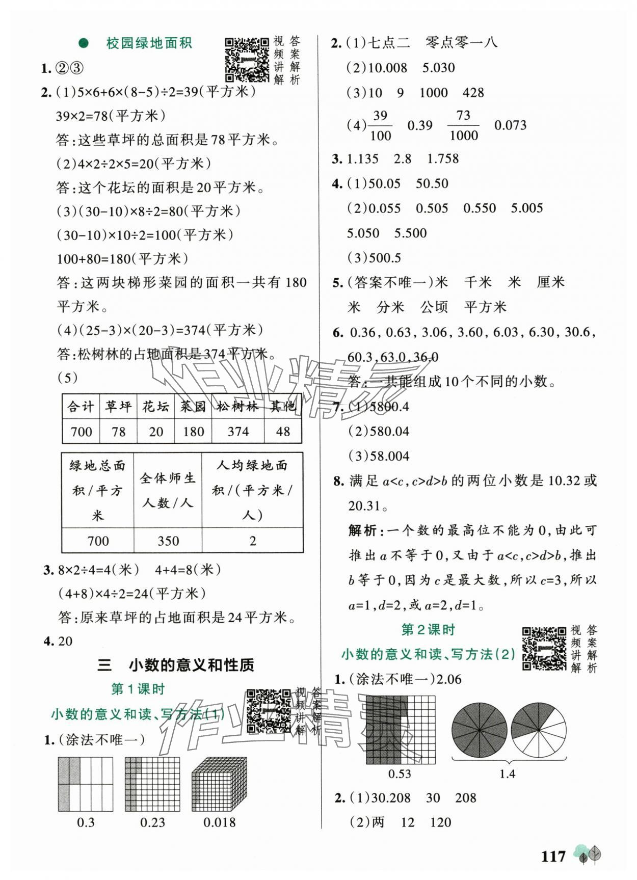 2025年綠卡提優(yōu)特訓(xùn)五年級(jí)數(shù)學(xué)上冊(cè)蘇教版&nbsp;參考答案第9頁(yè)