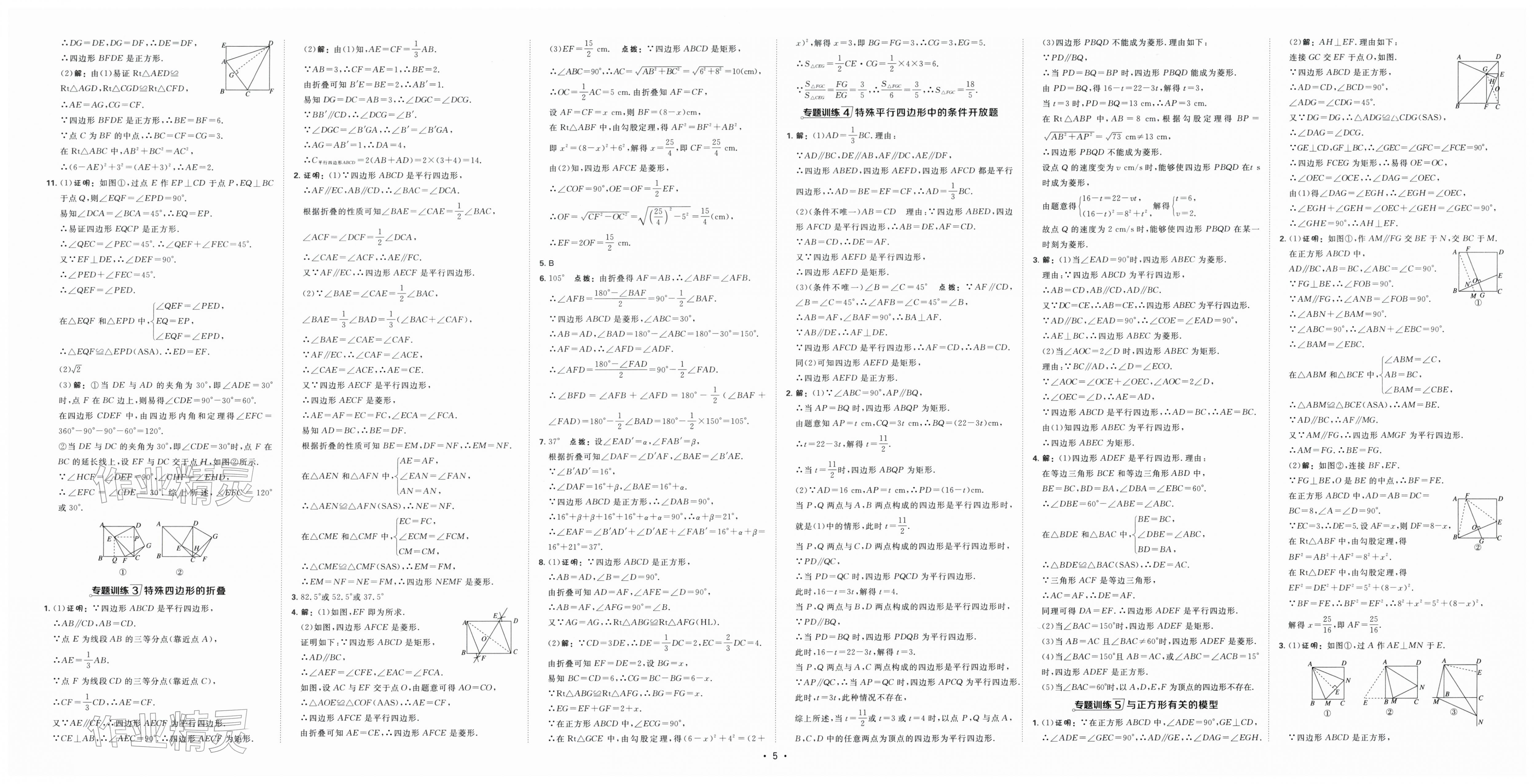 2026年点拨训练八年级数学下册苏科版&nbsp;第5页