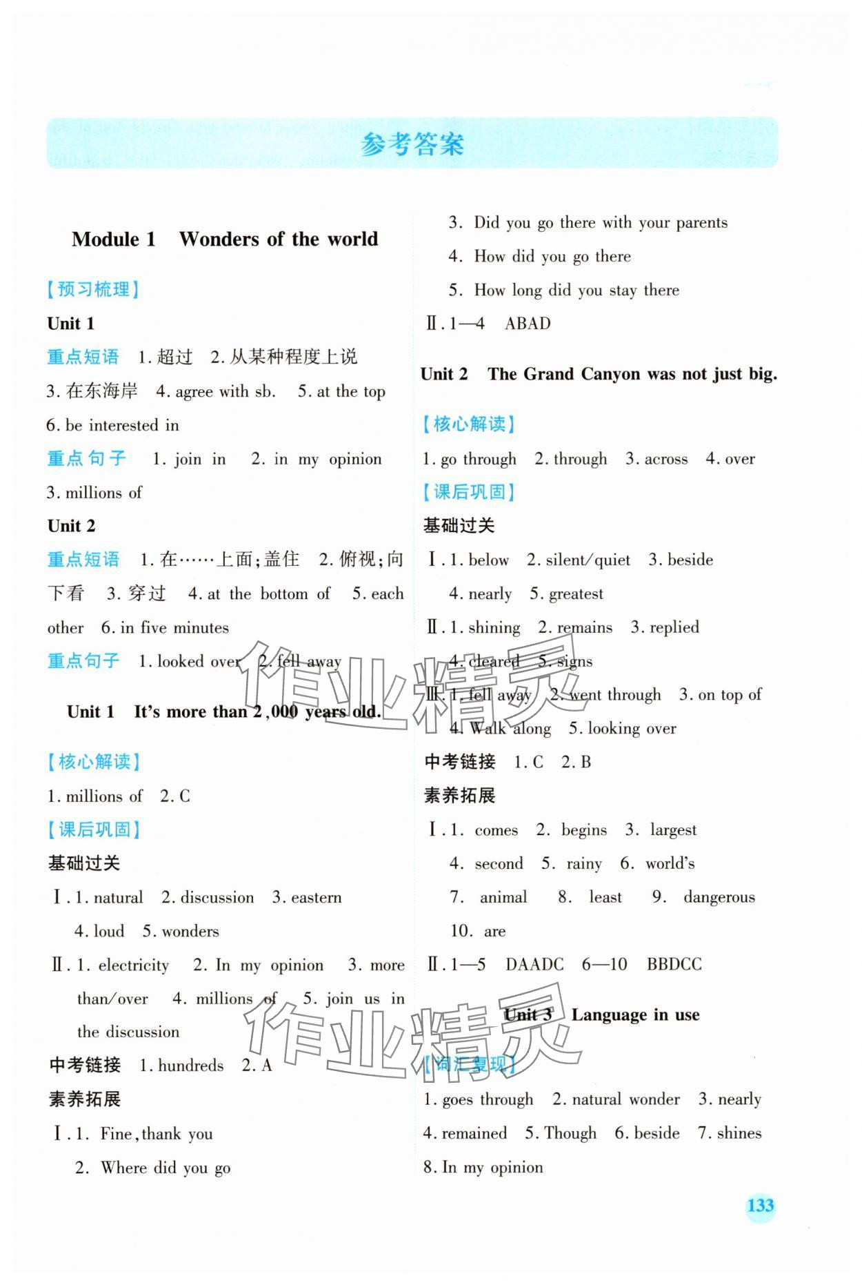 2025年绩优学案九年级英语上册外研版 第1页