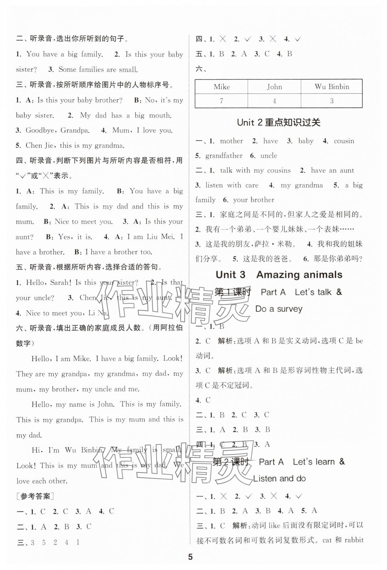 2024年通成學(xué)典課時(shí)作業(yè)本三年級(jí)英語(yǔ)上冊(cè)人教版浙江專版 第5頁(yè)