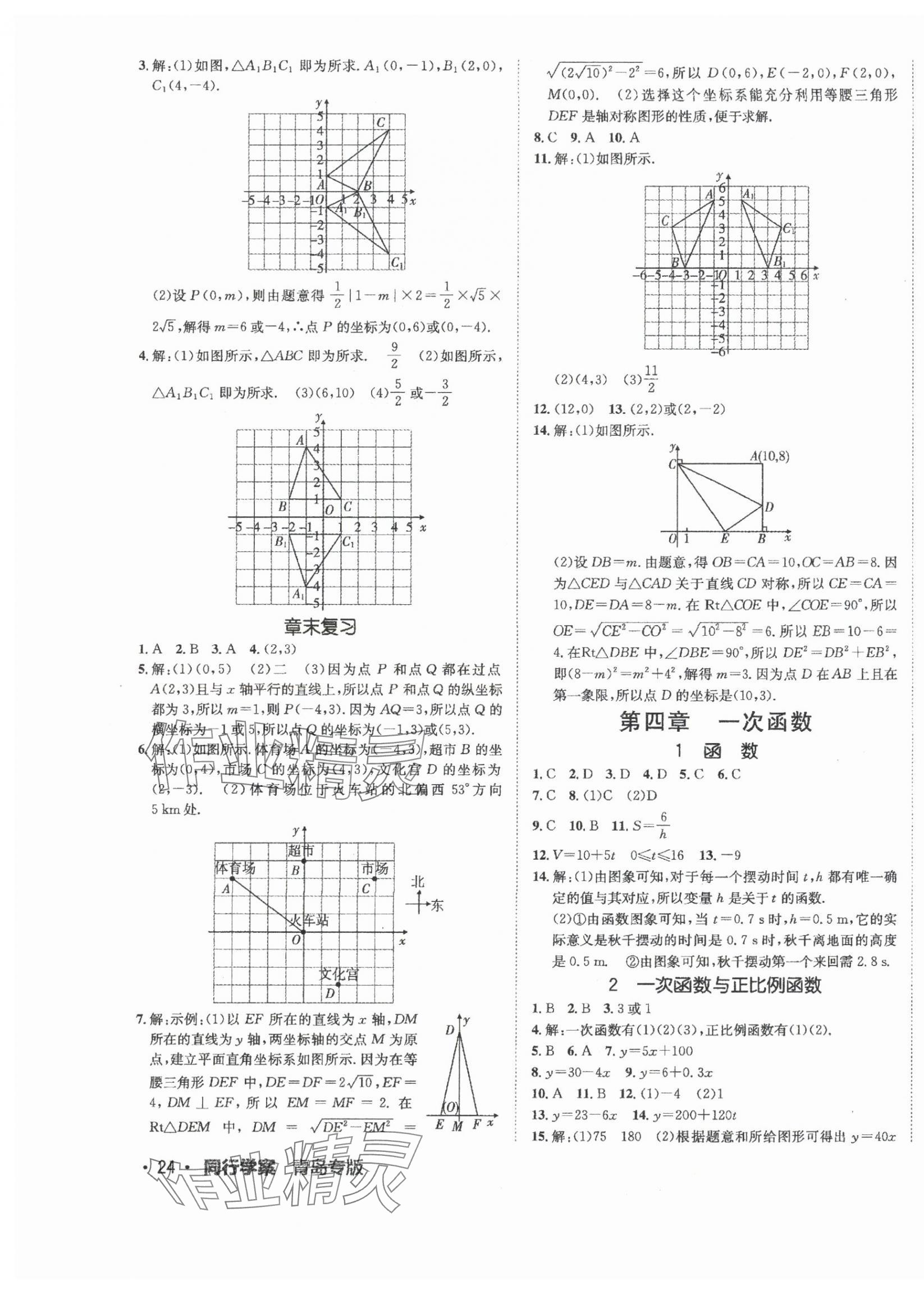 2024年同行学案学练测八年级数学上册北师大版青岛专版 第7页