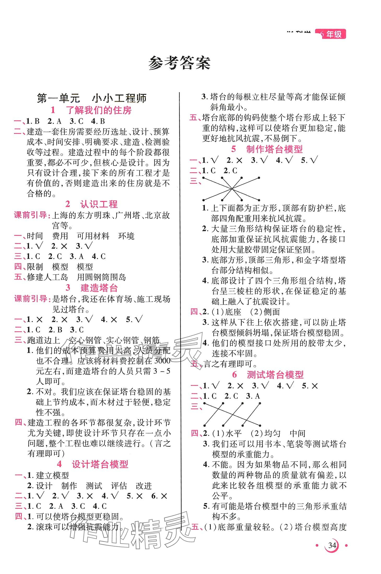 2024年紙獅子快樂作業(yè)本六年級科學(xué)下冊教科版 第1頁