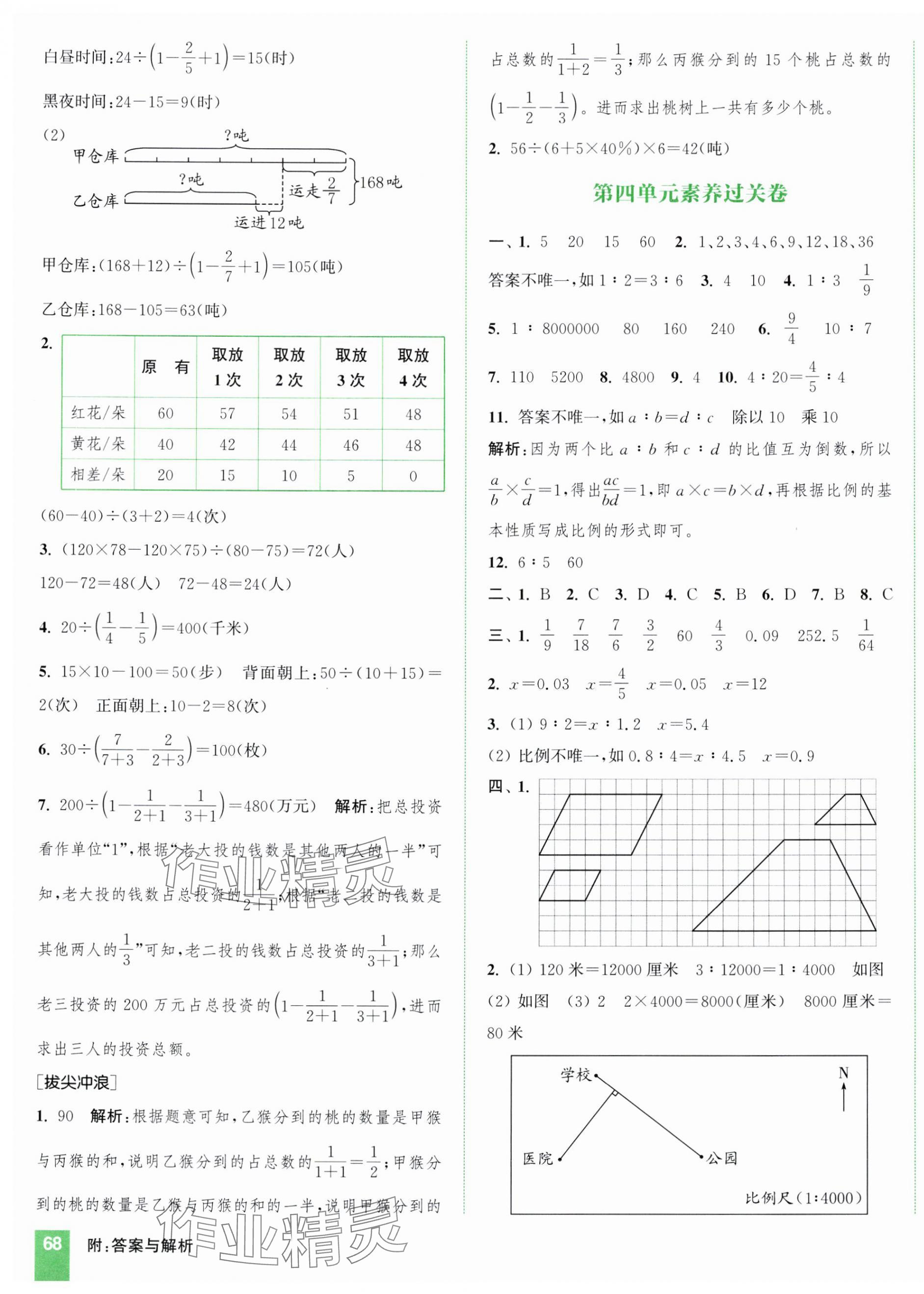 2025年通城學典拔尖大試卷六年級數(shù)學下冊蘇教版江蘇專版 第7頁