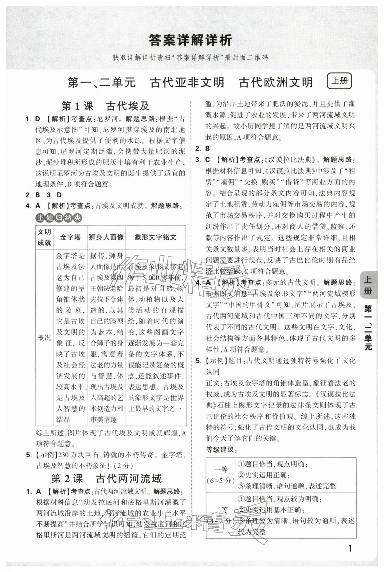 2025年情境题与中考新考法九年级历史全一册人教版河南专版 第1页