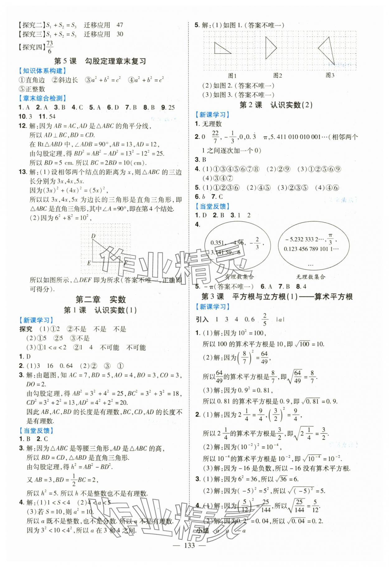 2025年南方新課堂金牌學案八年級數學上冊北師大版 第3頁