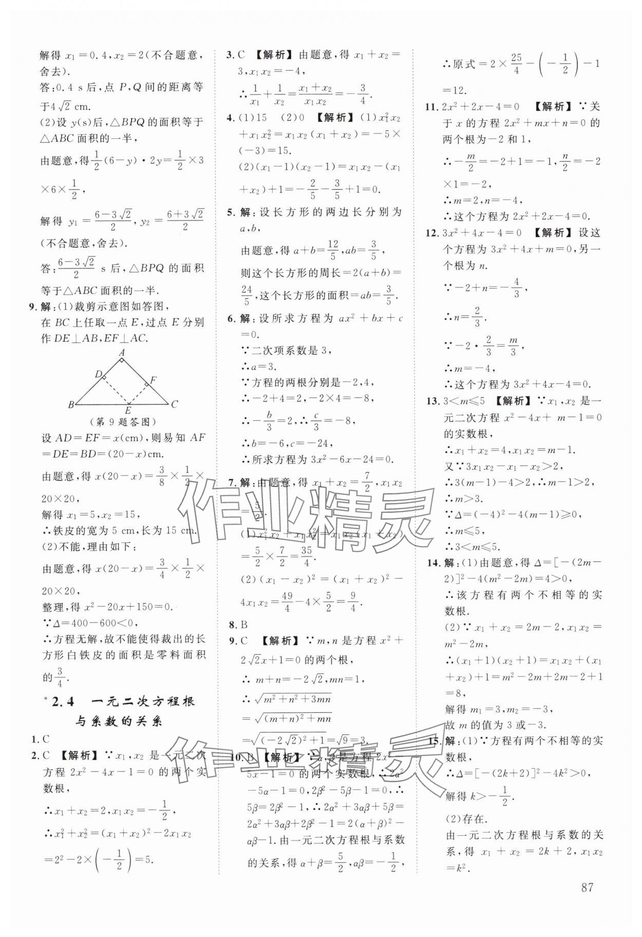 2025年全效學(xué)習(xí)階段發(fā)展評(píng)價(jià)八年級(jí)數(shù)學(xué)下冊(cè)浙教版 第9頁