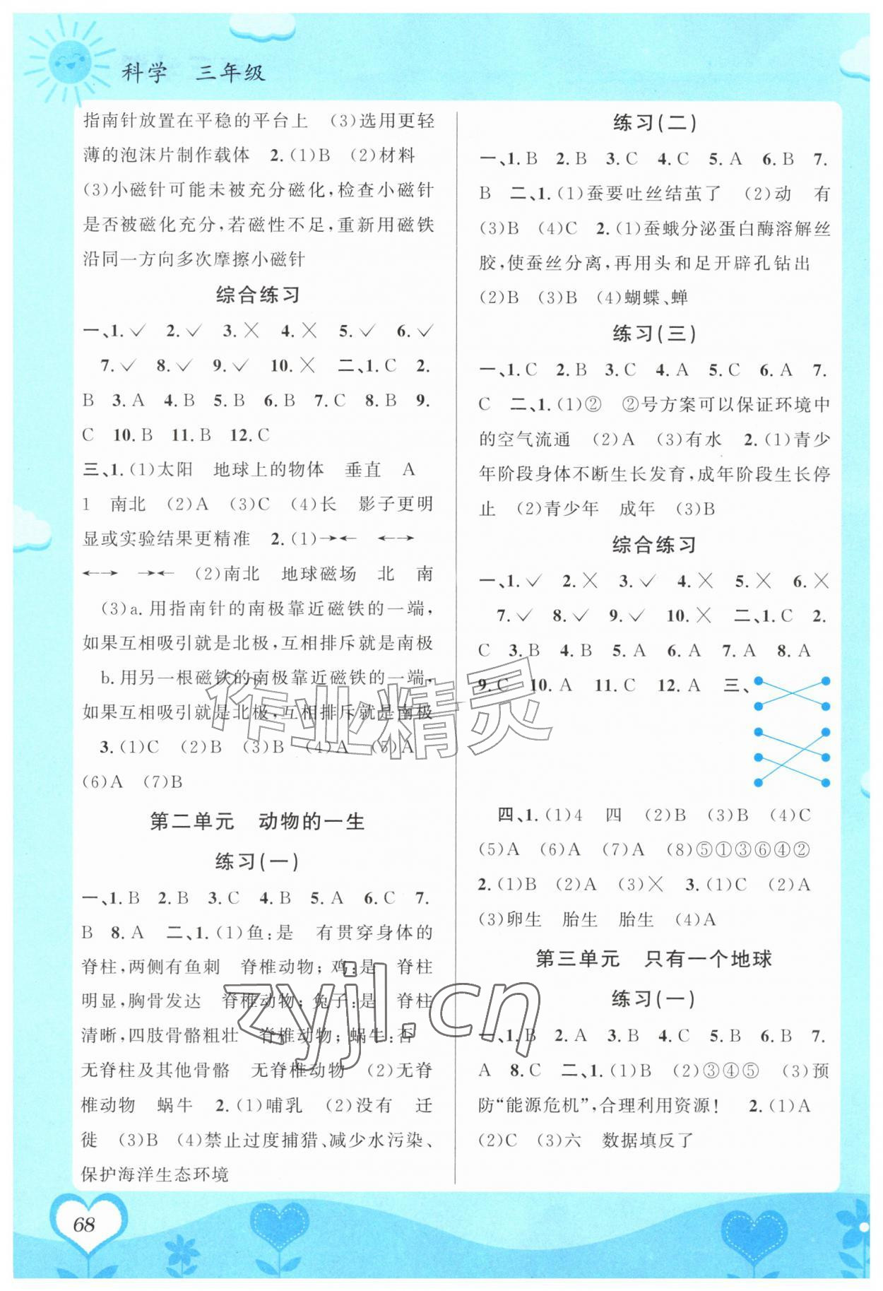 2026年第三学期暑假衔接三年级科学教科版&nbsp;第2页