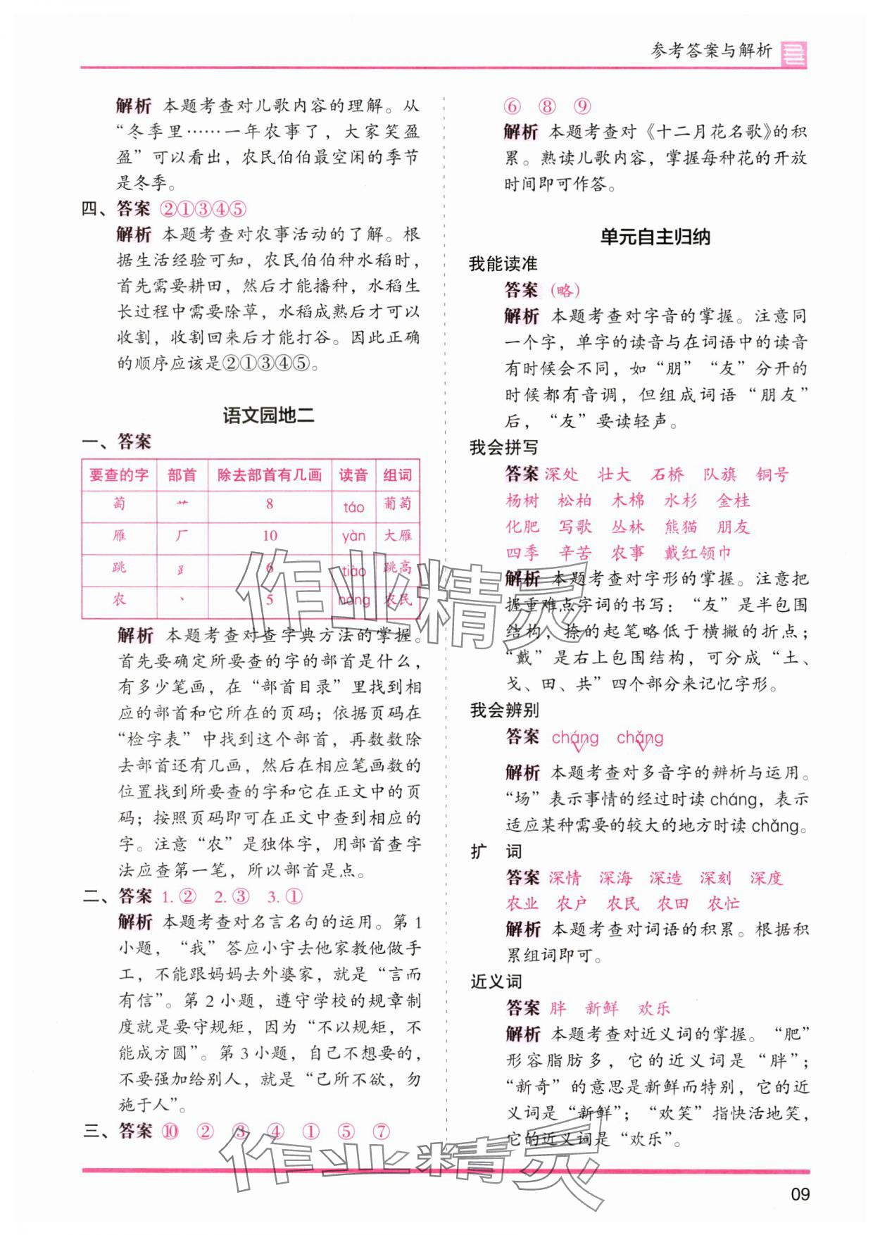 2023年木頭馬分層課課練二年級語文上冊人教版浙江專版 第9頁