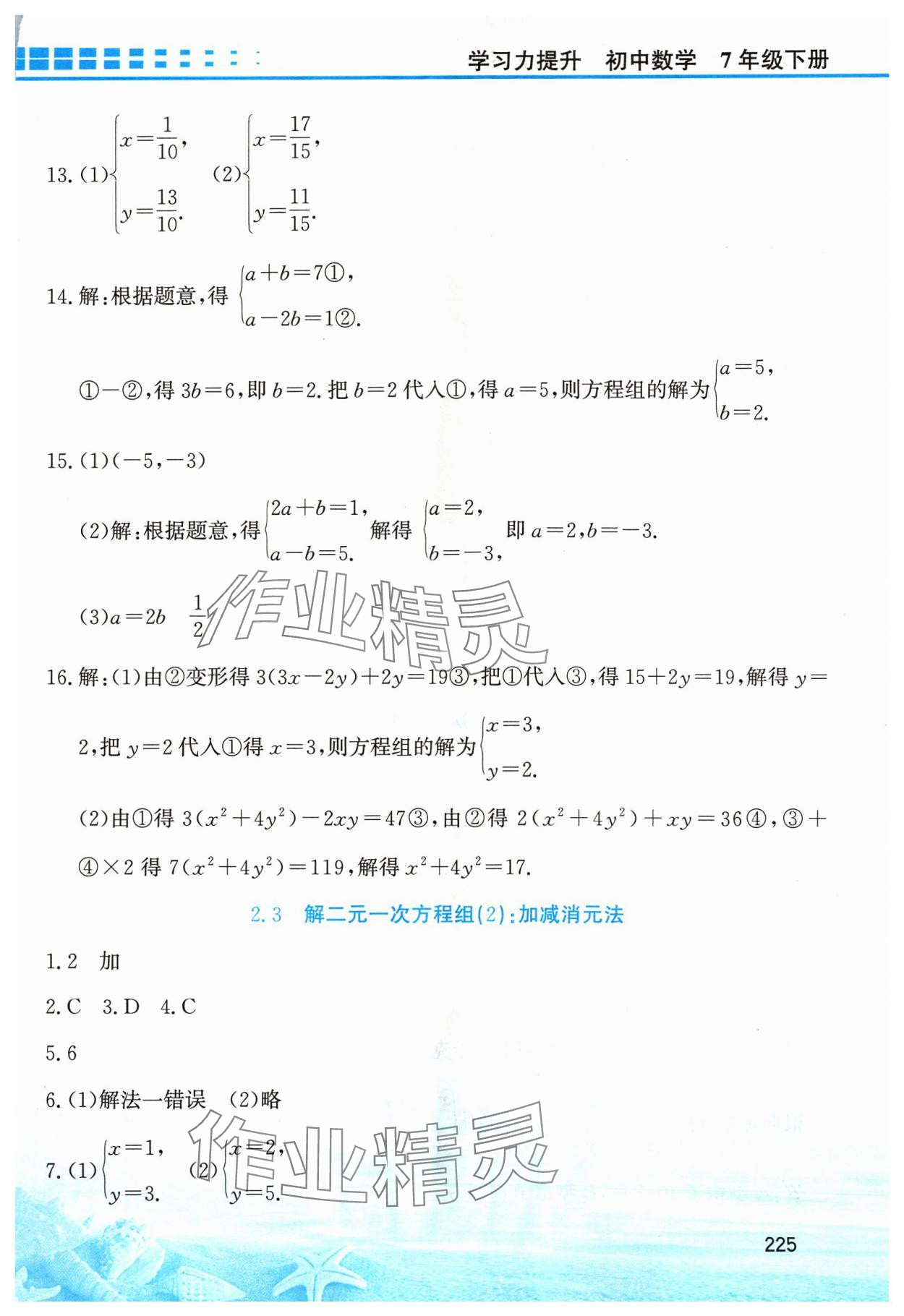 2024年學(xué)習(xí)力提升七年級數(shù)學(xué)下冊浙教版 第9頁