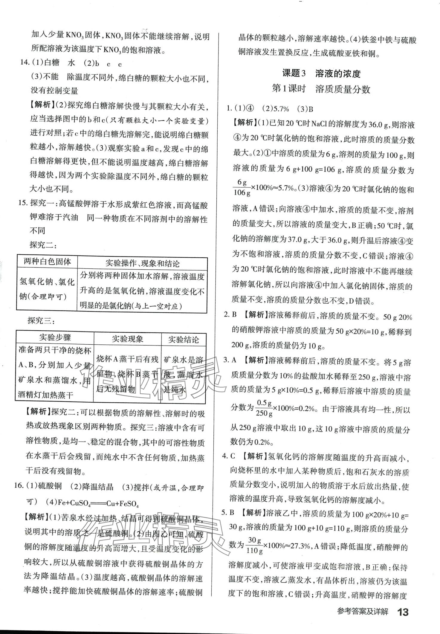 2024年滿分訓(xùn)練設(shè)計(jì)九年級化學(xué)下冊人教版山西專版 第12頁