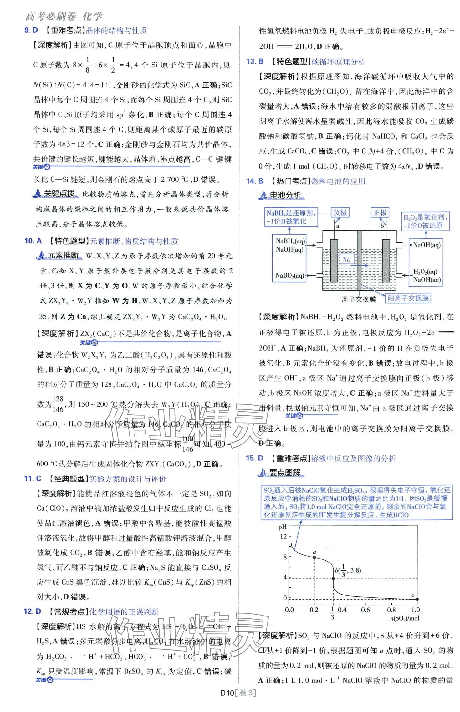 2024年高考必刷卷開明出版社高中化學(xué)通用版 第10頁