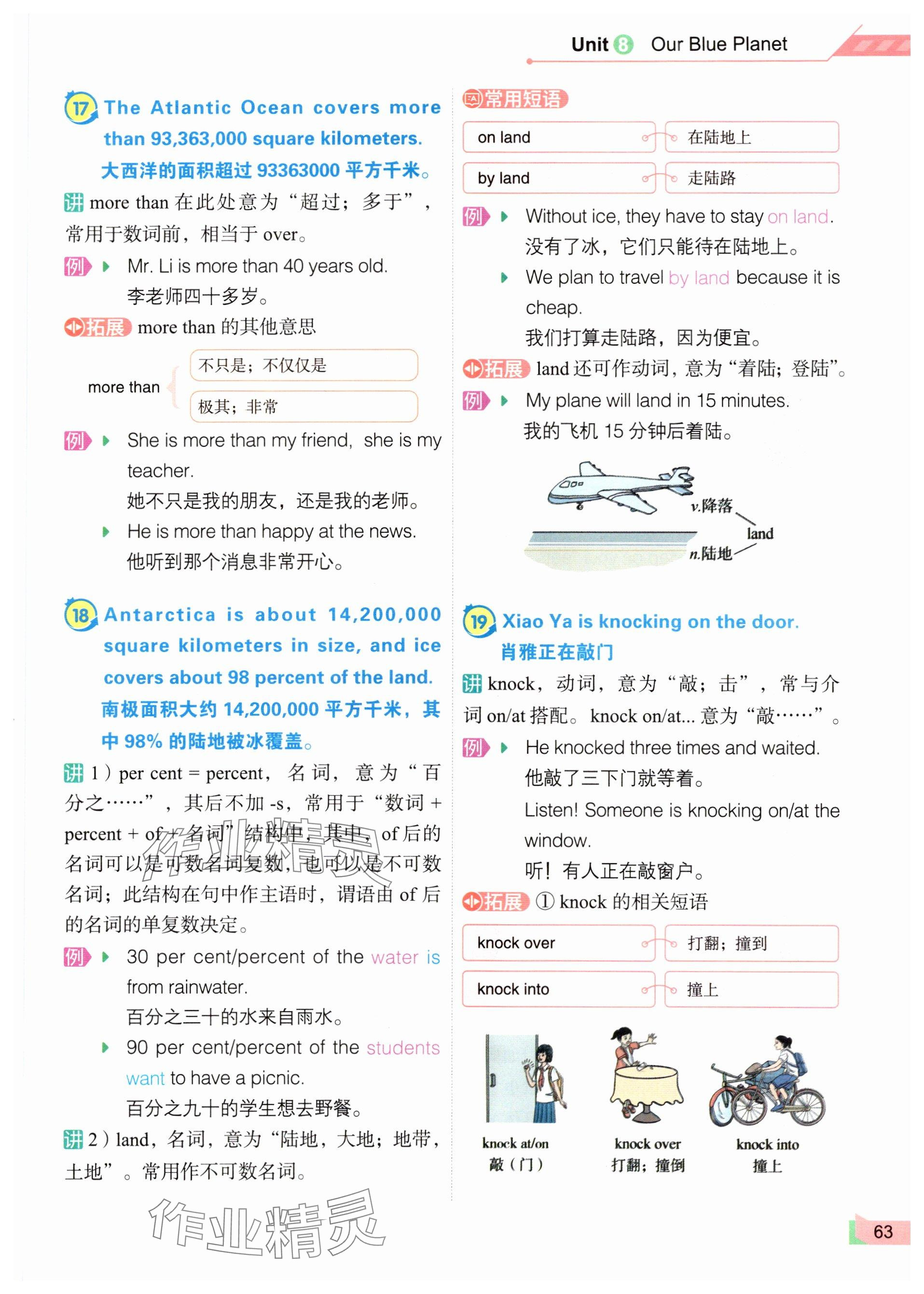 2025年教材課本七年級英語下冊仁愛版 參考答案第63頁