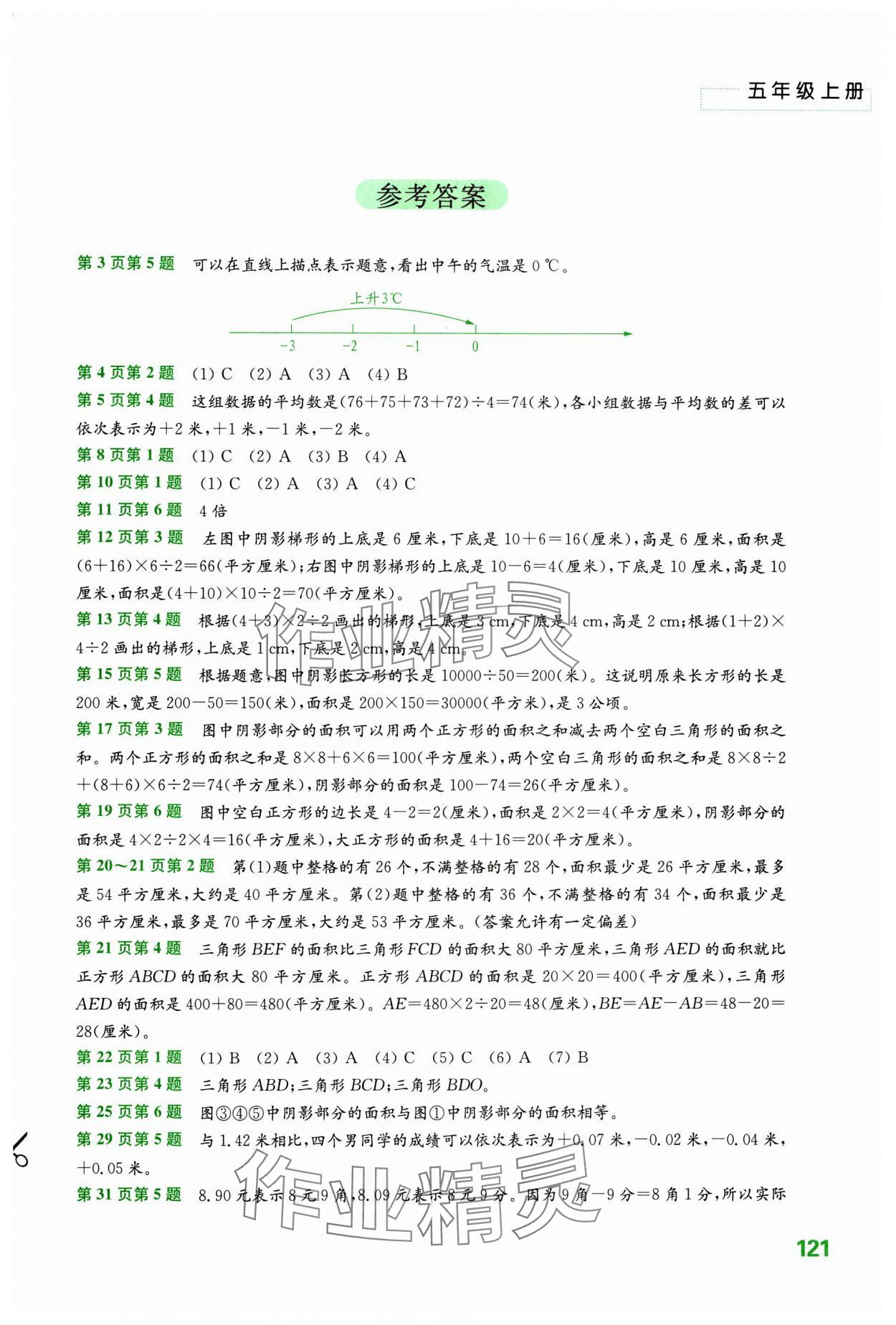 2025年练习与测试五年级数学上册苏教版 第1页