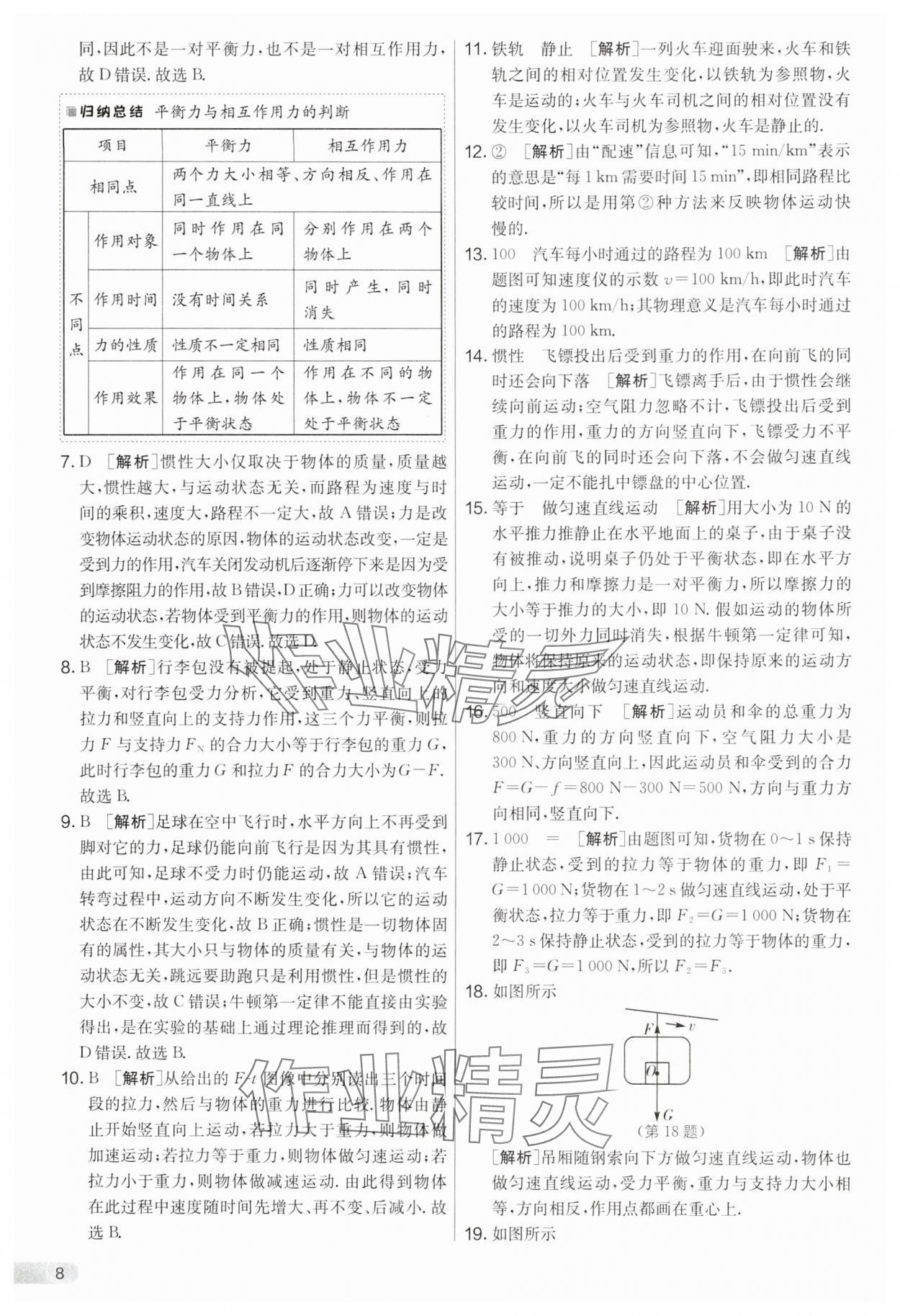 2025年實驗班提優大考卷八年級物理下冊滬粵版 第8頁