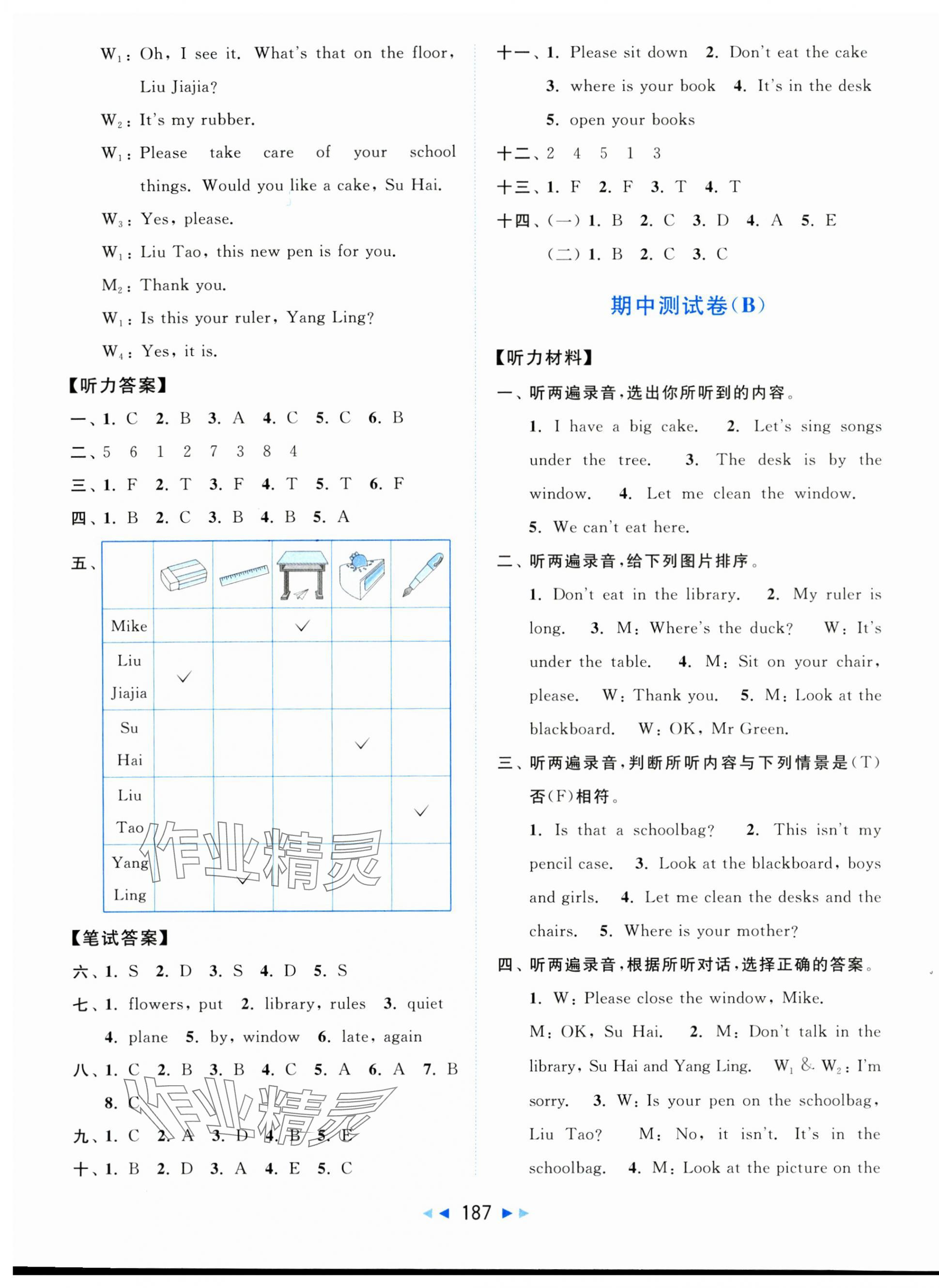2025年同步跟蹤全程檢測三年級英語下冊譯林版 第7頁
