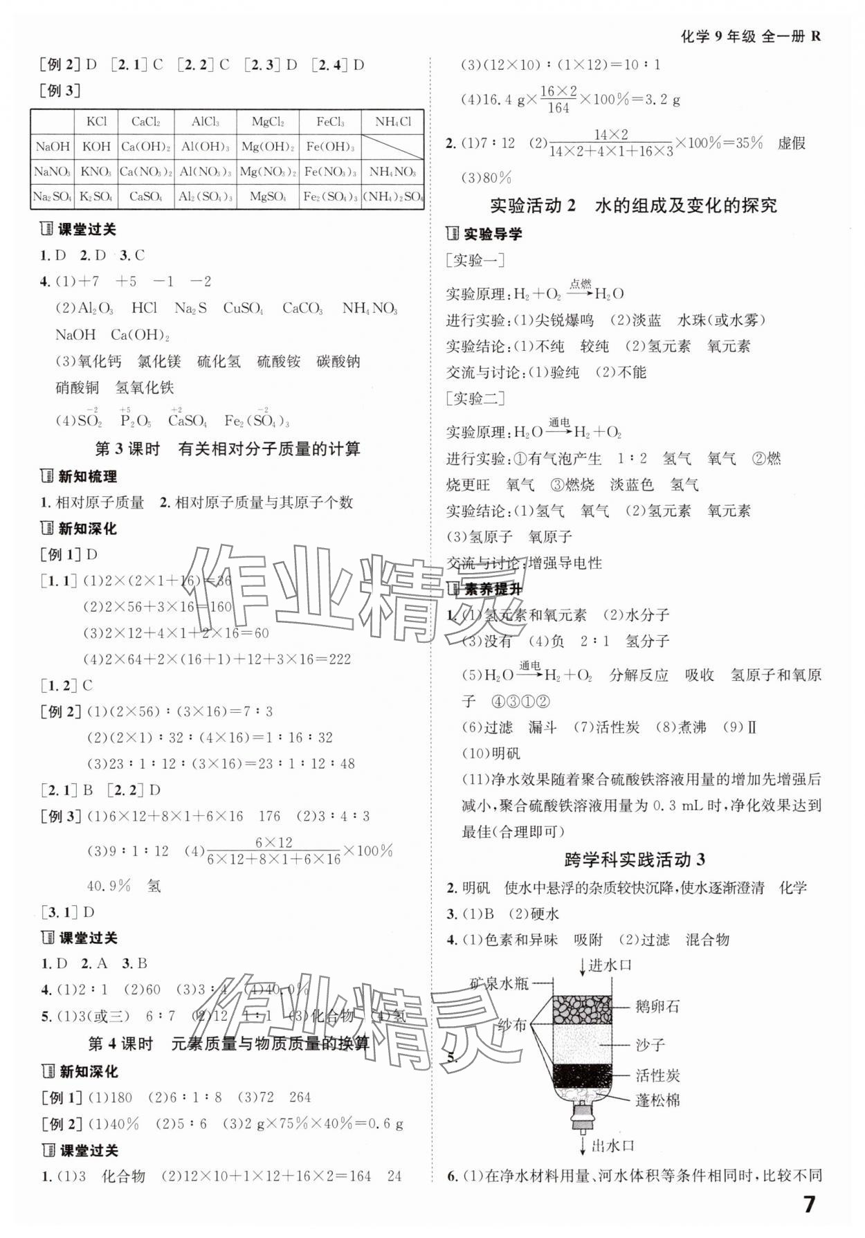 2025年全程突破九年級(jí)化學(xué)全一冊(cè)人教版 第7頁(yè)