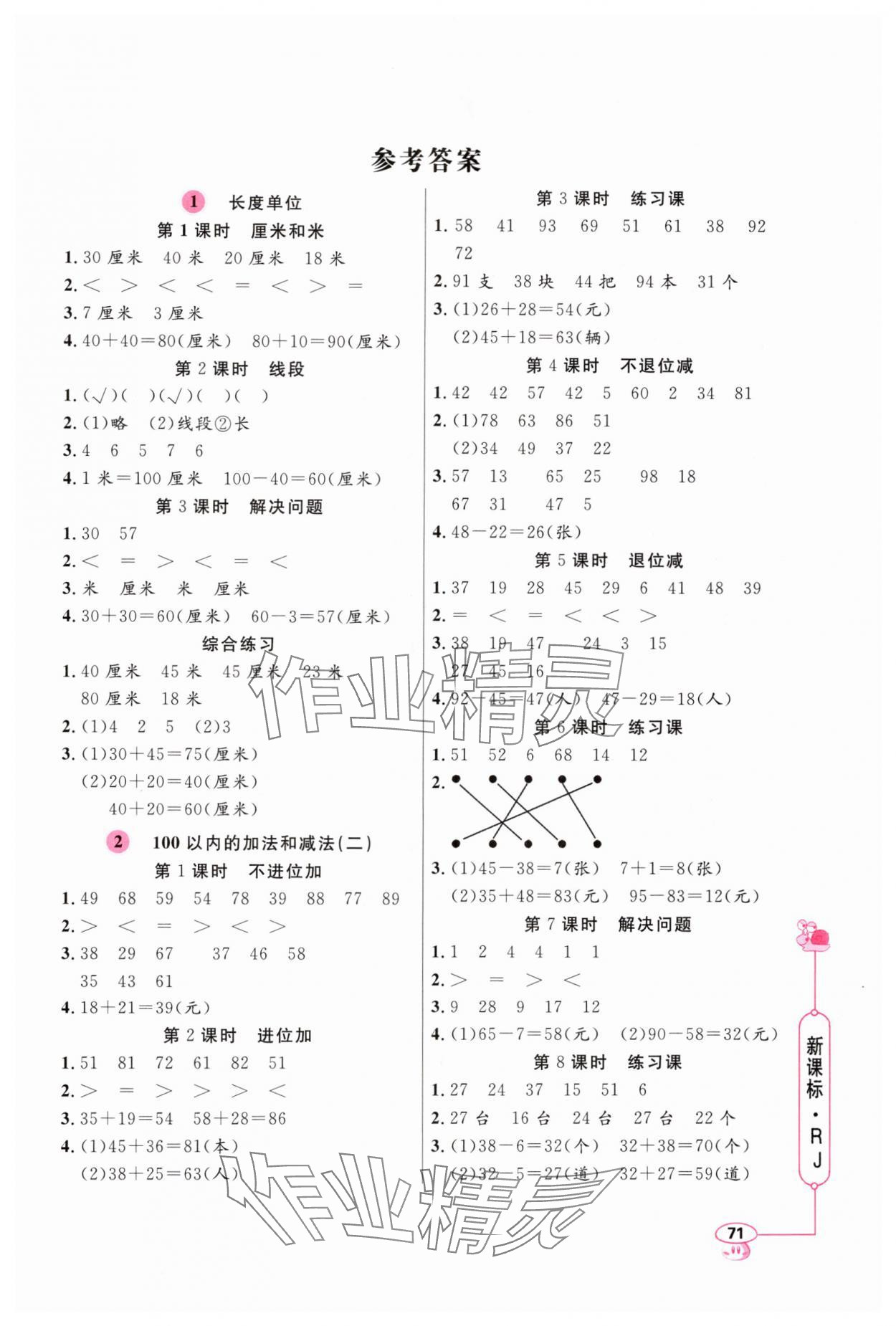 2024年應(yīng)用題天天練二年級(jí)上冊(cè)人教版 第1頁