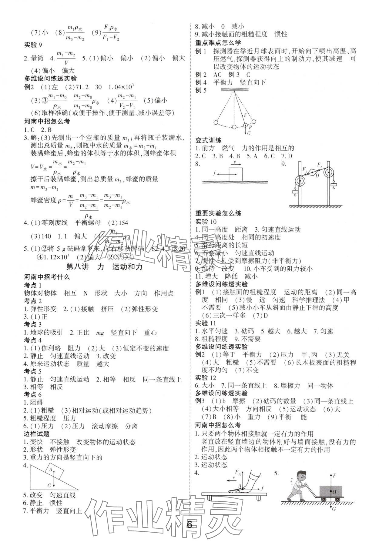 2025年領(lǐng)揚(yáng)文化中考研究物理河南專版 參考答案第5頁