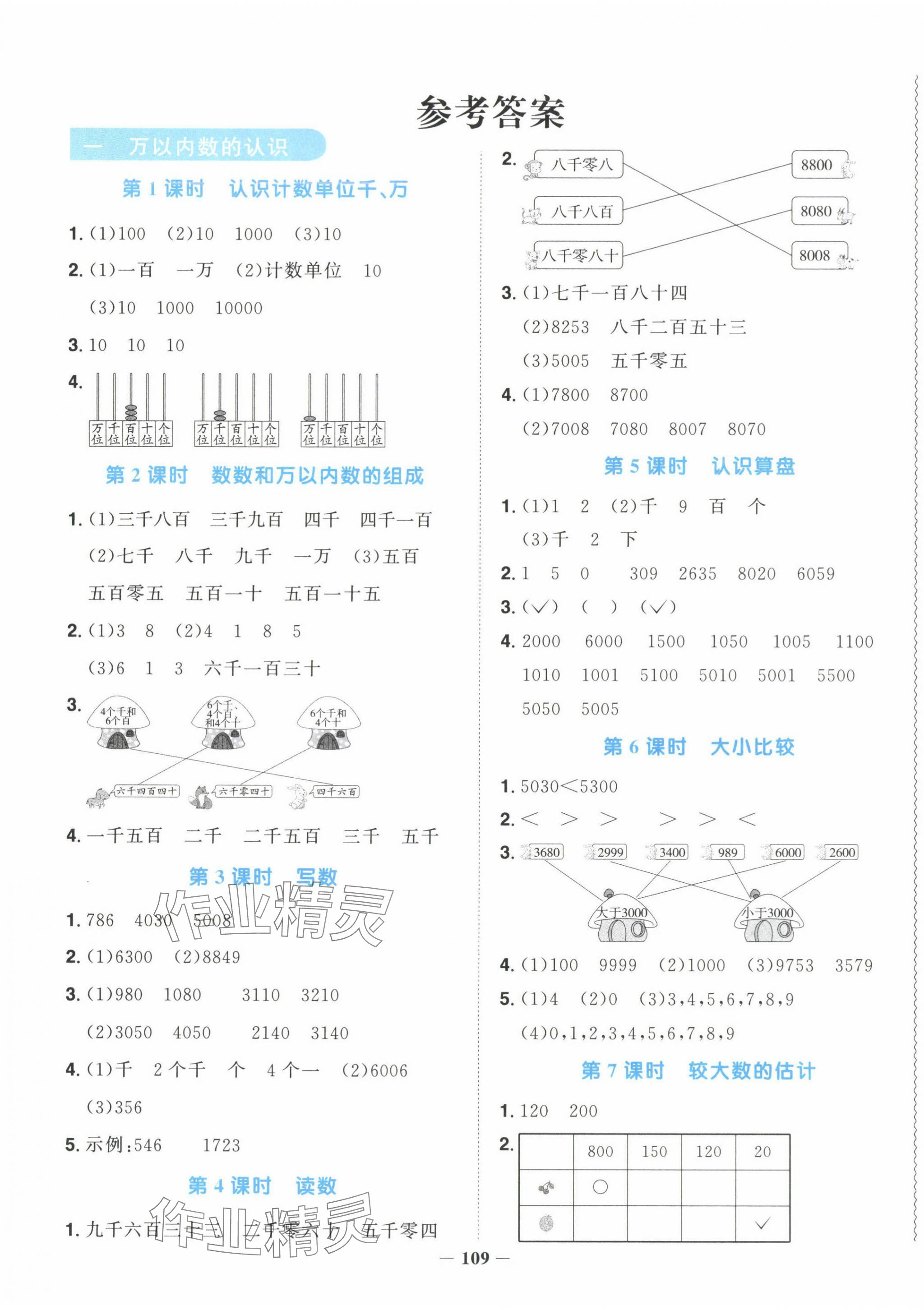 2025年陽光同學(xué)課時優(yōu)化作業(yè)二年級數(shù)學(xué)下冊西師大版 第1頁