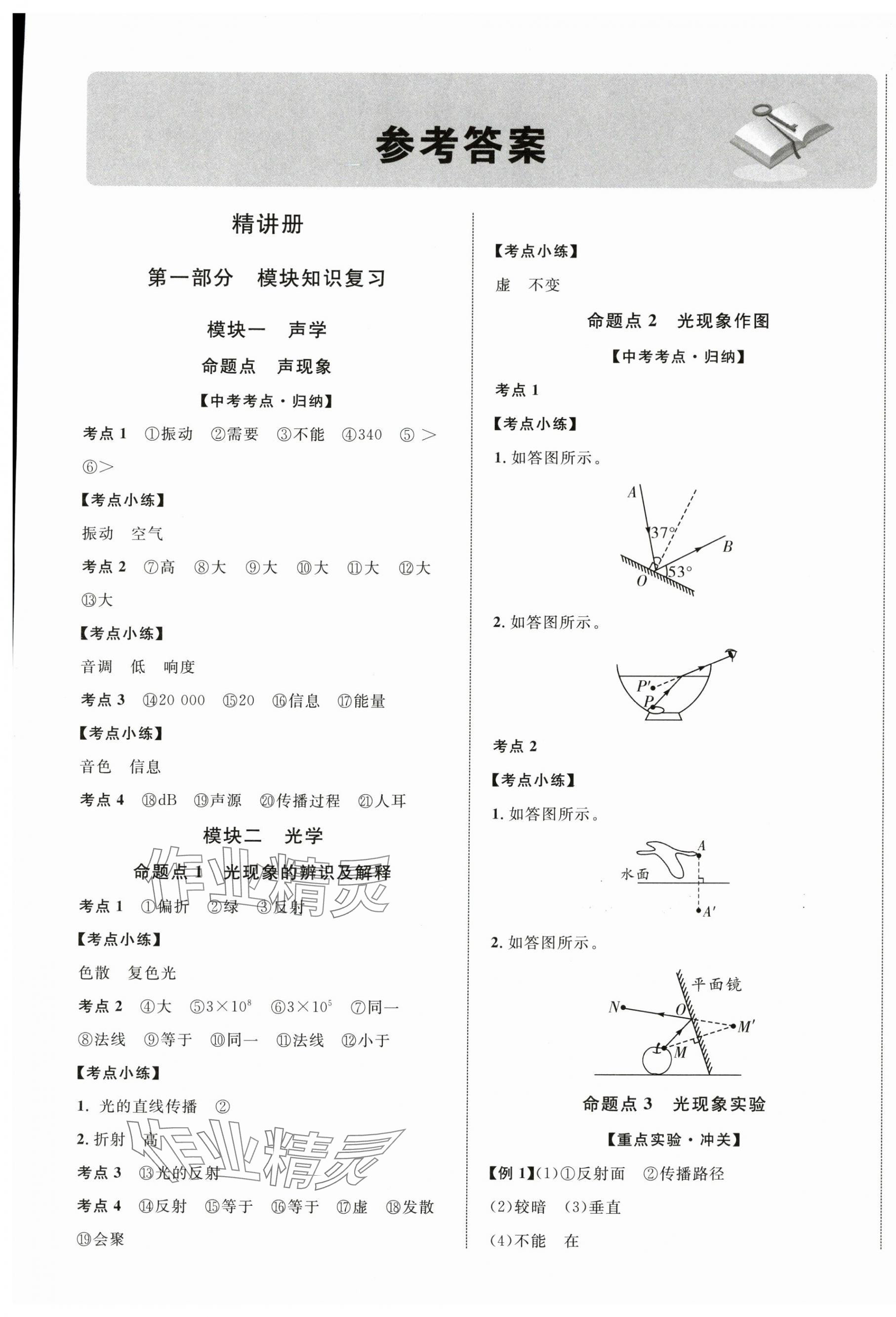 2025年初中新課標全程復習方略物理 第1頁