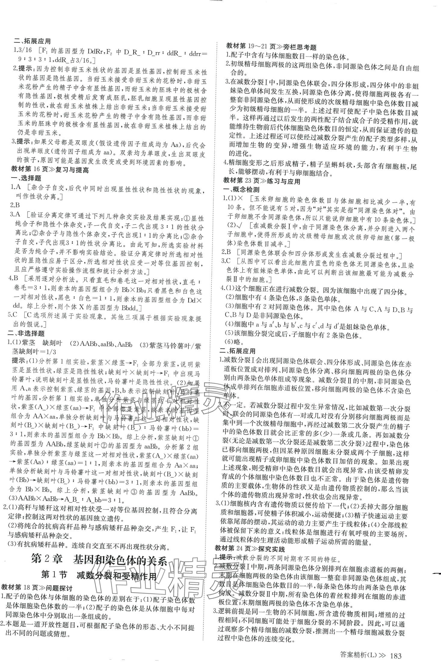 2024年創(chuàng)新設計高中生物必修2人教版 第2頁